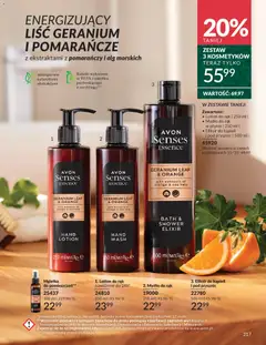 Pogląd oferty "Avon Black Friday" - ważna od 01.11.2025 | Strona: 217 | Produkty: Prysznic, Pomarańcze, Mydło, Lotion