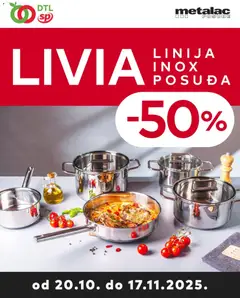 Senta Promet Metalac Livia -50% popusta  - pregled Senta Promet kataloga - važi od 20.10.2025