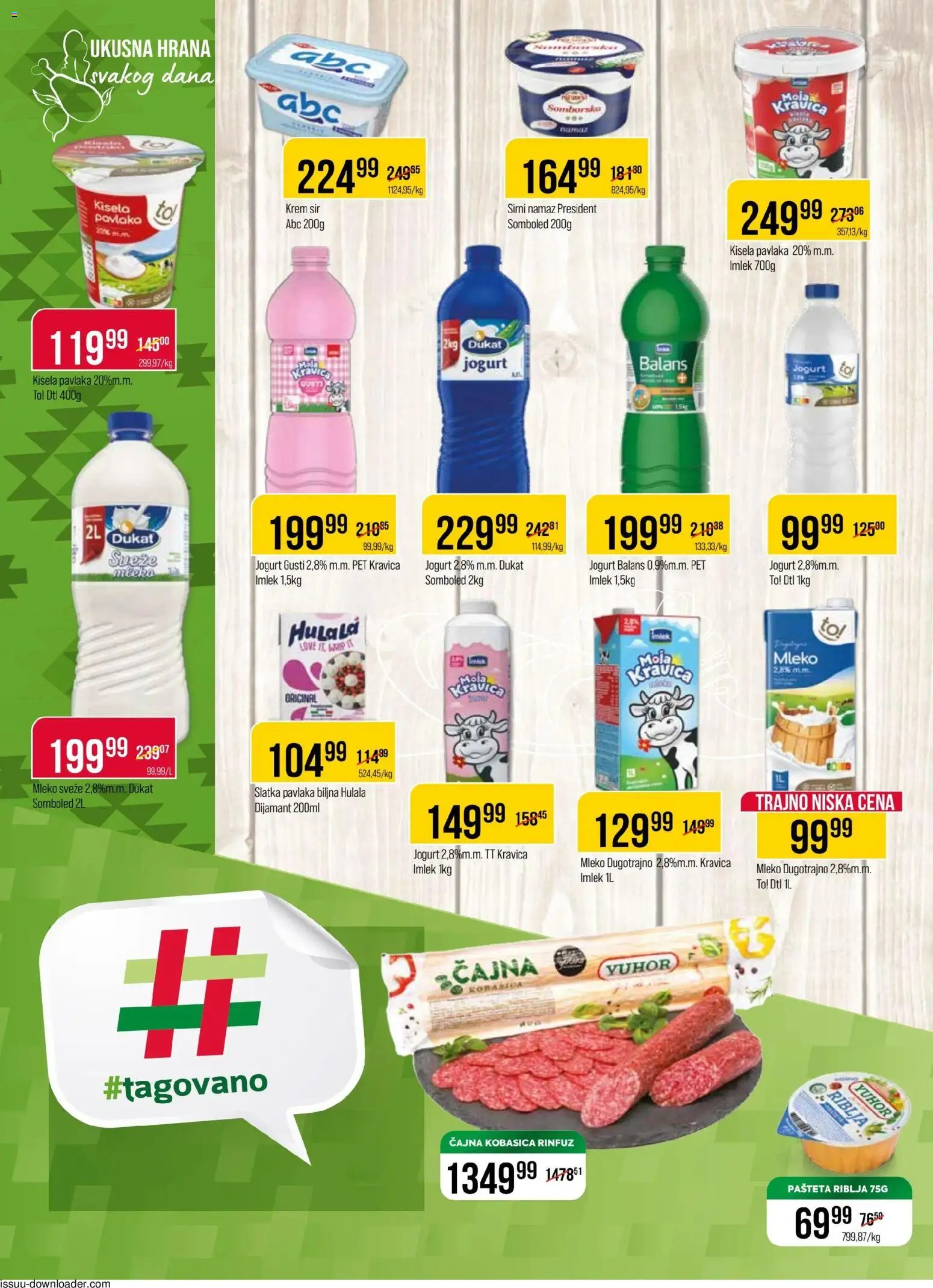 Metalac Proleter katalog - važi od 17.12.2025 | Strana: 4 | Proizvode: Kisela pavlaka, Moja kravica, Kobasica, Pašteta