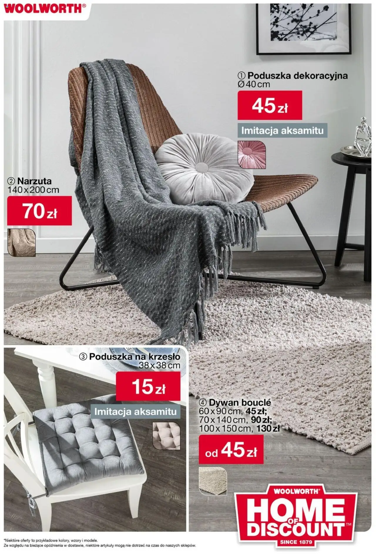 Woolworth Gazetka od 03.10.2025 | Strona: 29 | Produkty: Poduszka, Krzesło, Dywan