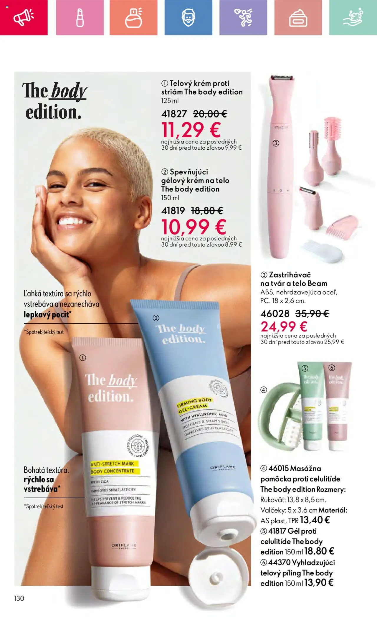 Katalóg Oriflame 12 2025 │ platný od 17.08.2025 | Strana: 130 | Produkty: Telový krém, Krém