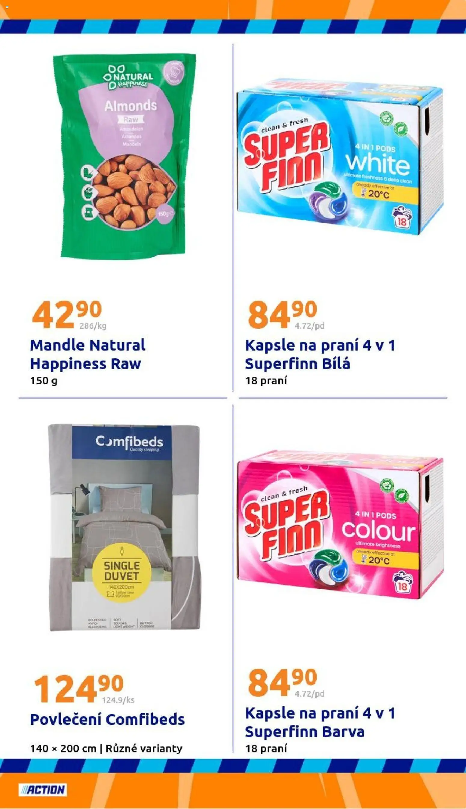 Action leták od 14.01.2026 | Strana: 19 | Produkty: Kapsle, Povlečení, Mandle