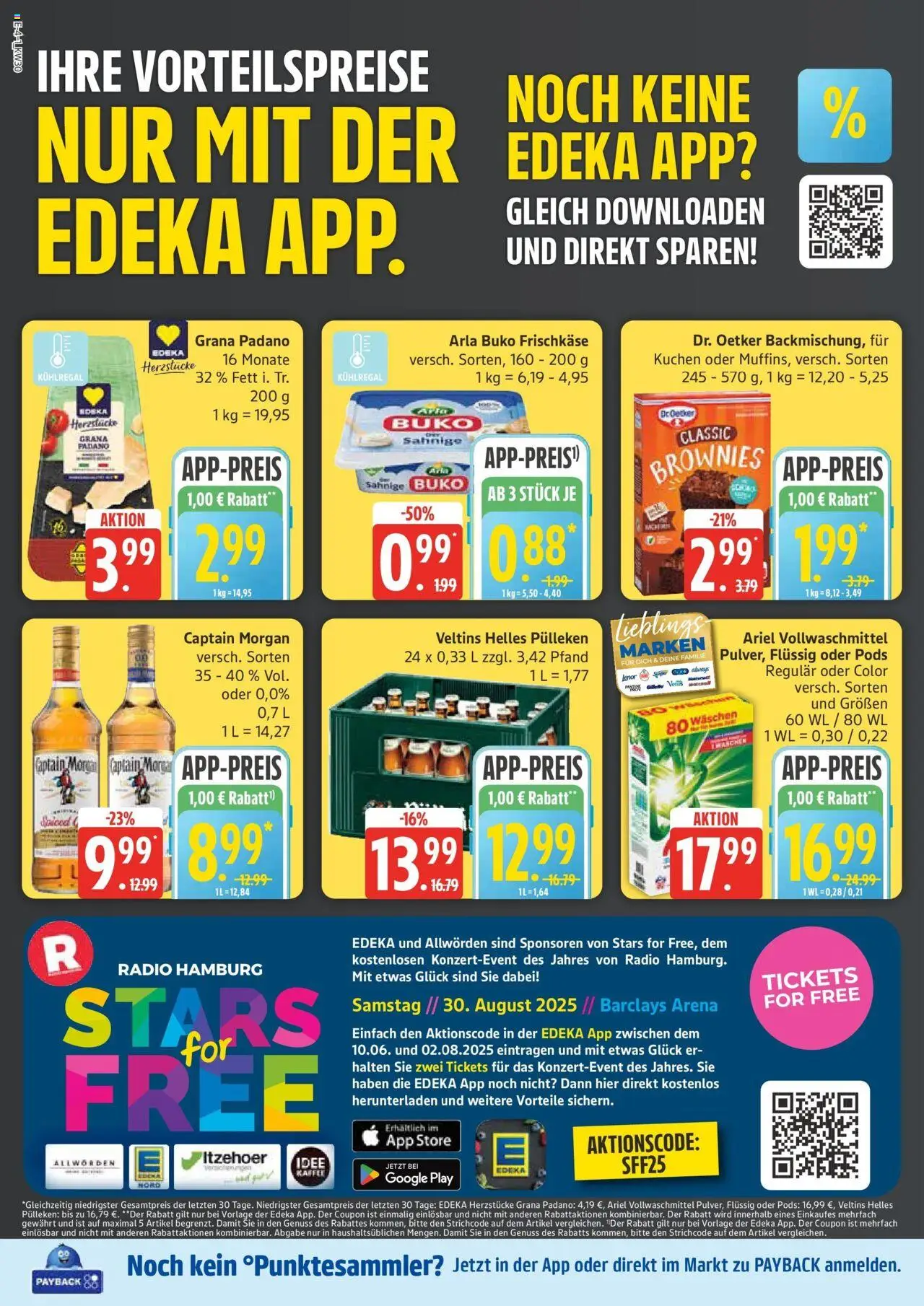 Edeka prospekt Bad Schwartau	 - gültig ab dem 20.07.2025 | Seite: 4 | Produkte: Arla buko, Kuchen, Veltins, Frischkase