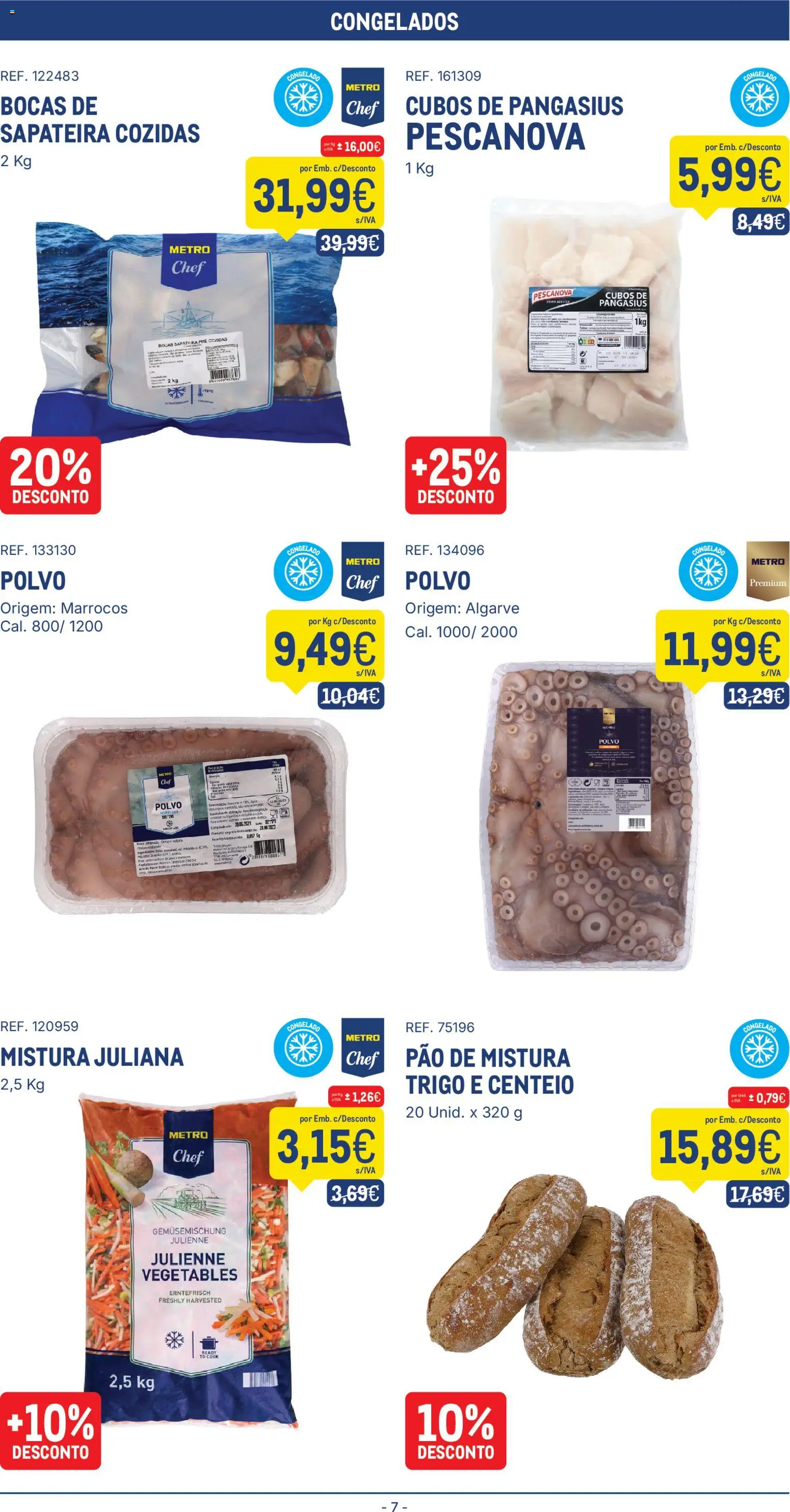 Makro folheto │ válido de 11.11.2025 | Página: 7 | Produtos: Polvo, Centeio, Pão, Sapateira