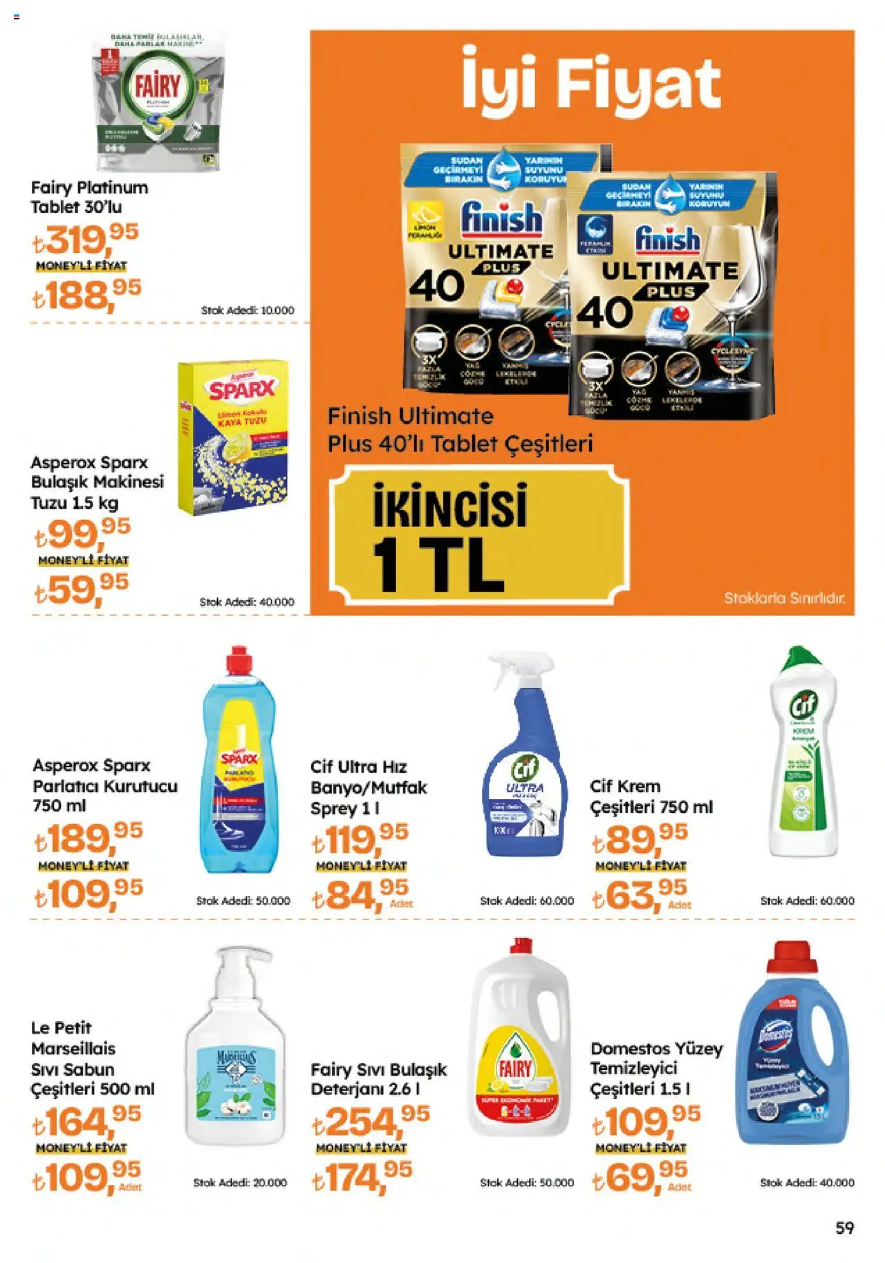 Migros Katalog - Migroskop - 07.08.2025 tarihinden itibaren geçerlidir | Sayfa: 59 | Ürünler: Krem, Sabun, Parlatıcı, Bulaşık makinesi