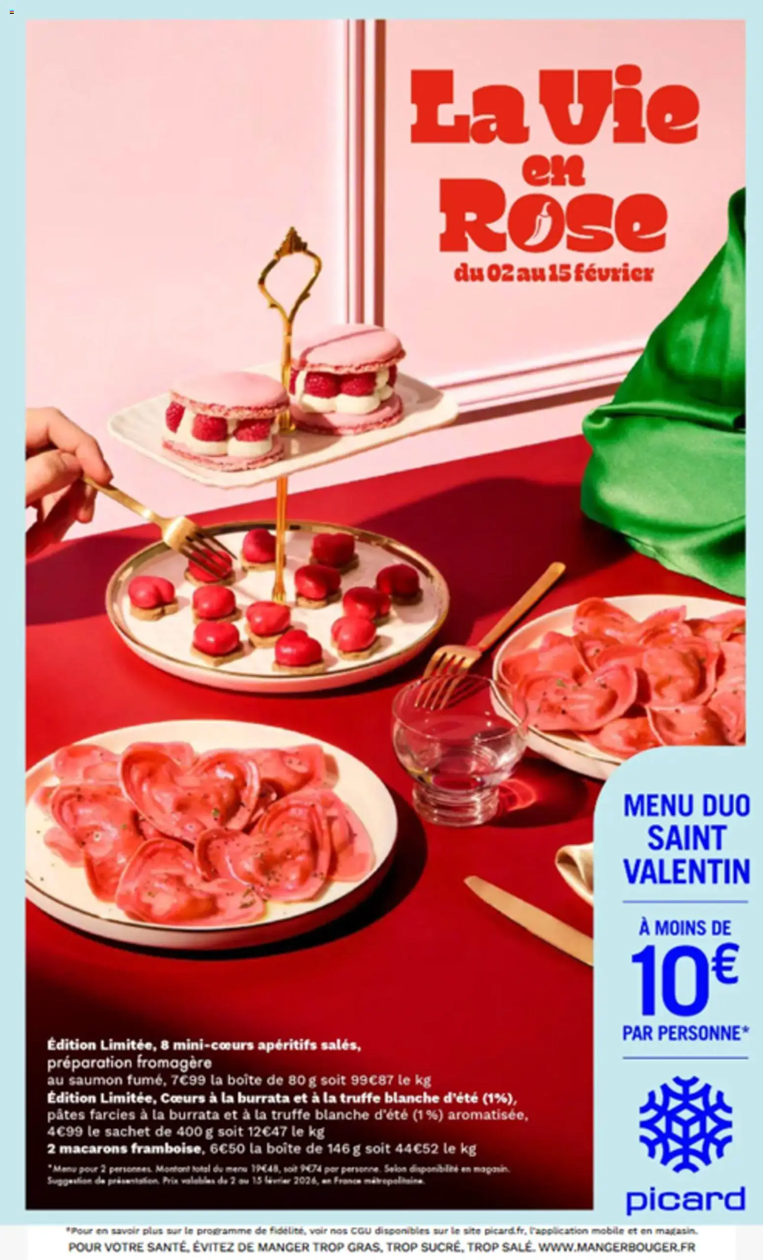 {H1} | Page: 1 | Produits: Macarons, Burrata, Pâtes, Saumon