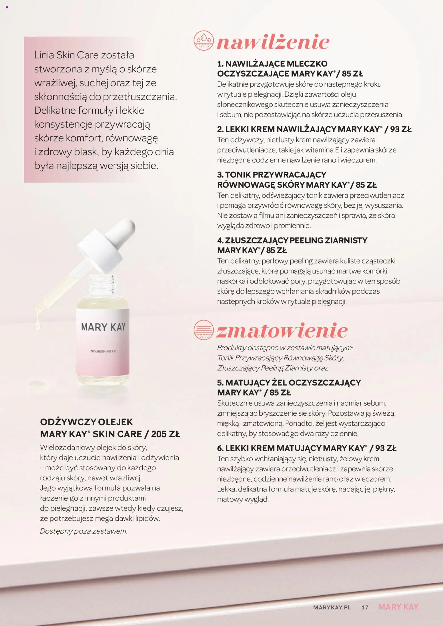 Mary Kay Katalog od 16.01.2026 | Strona: 17 | Produkty: Peeling, Krem, Tonik