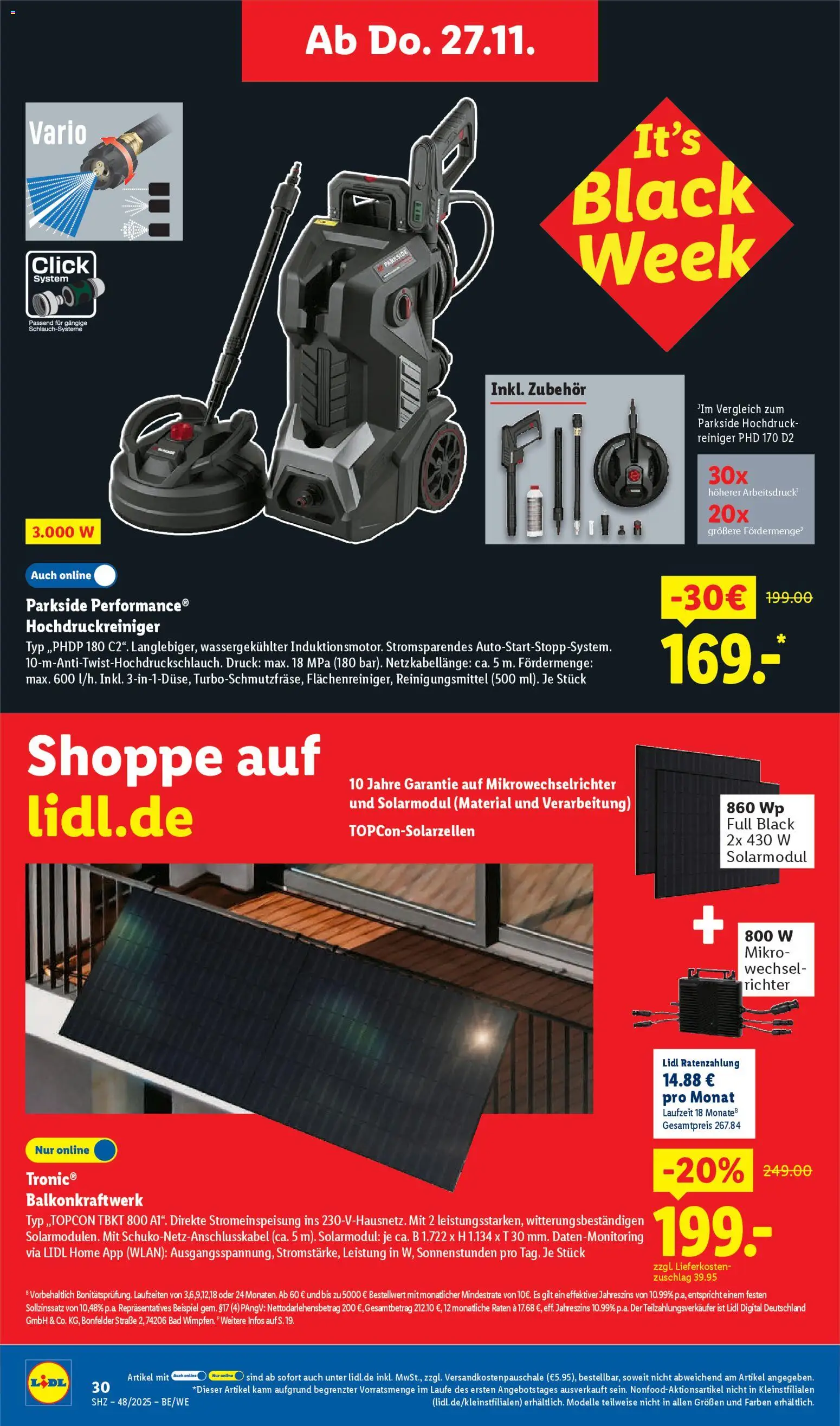 Lidl Prospekt Aarbergen – gültig ab 24.11.2025 | Seite: 42 | Produkte: Bad, Hochdruckreiniger