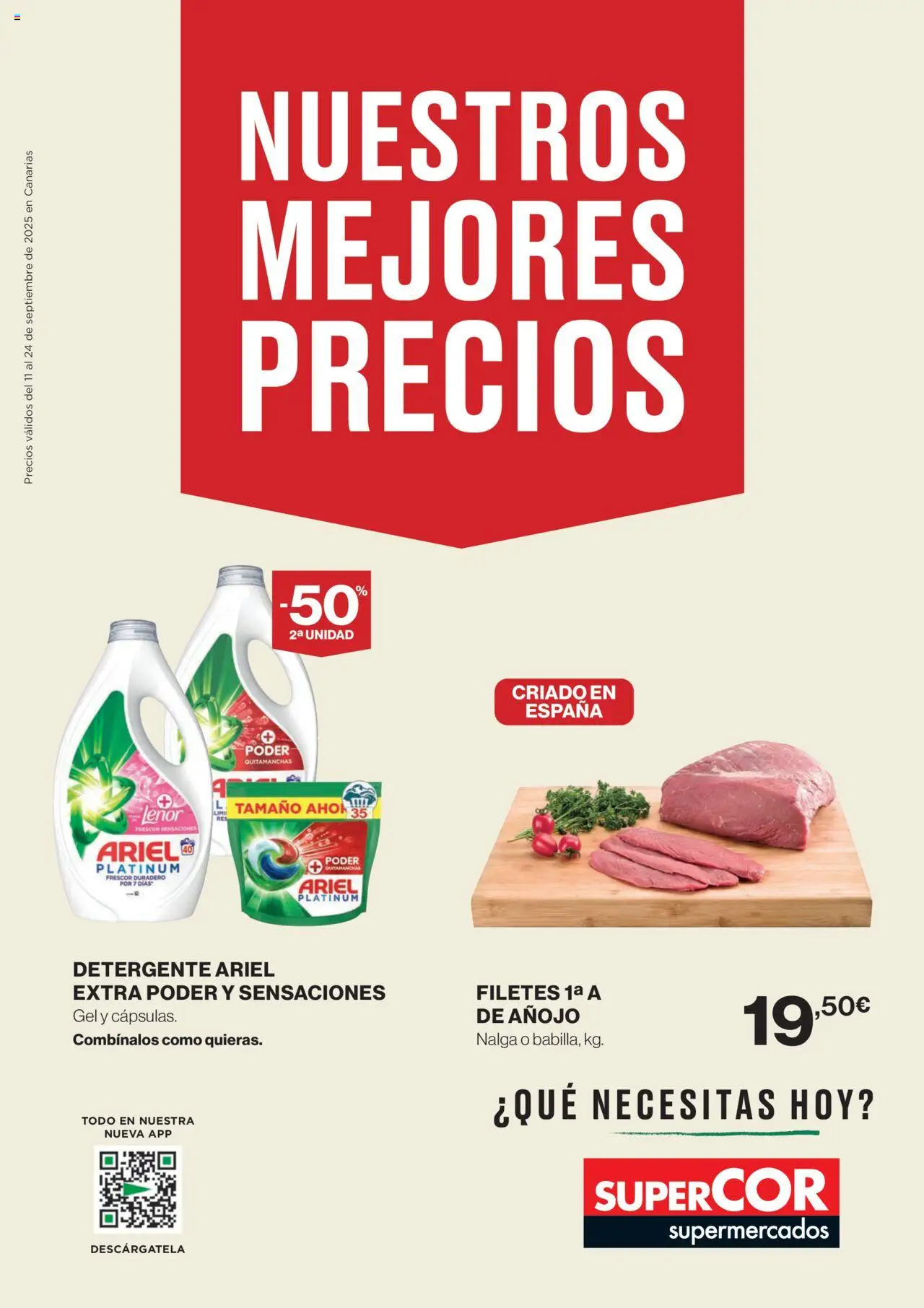 Supercor Canarias │ válido desde el 11.09.2025 | Página: 1 | Productos: Quitamanchas, Detergente