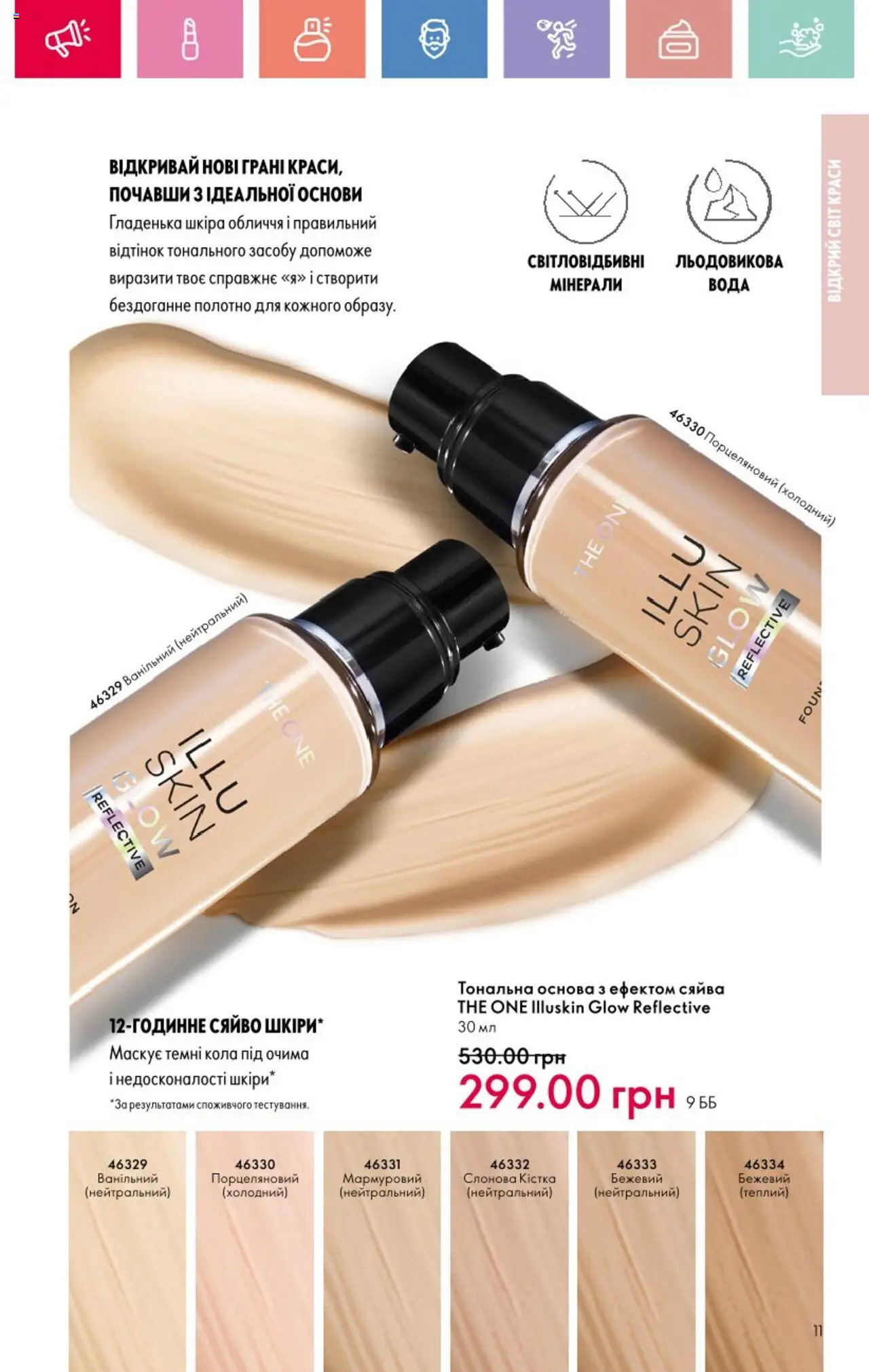 Oriflame Kаталог - дійснийкції з 25.08.2025 | Сторінка: 11 | Товари: Вода