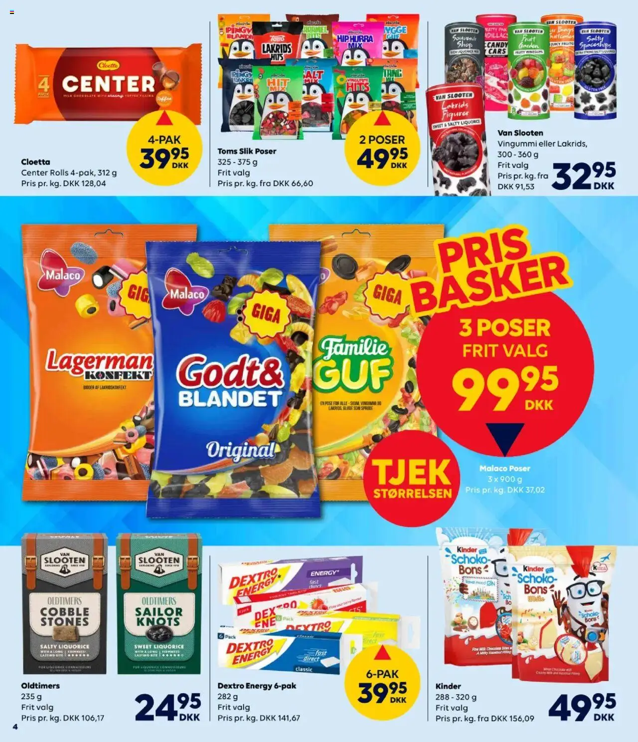 Bordershop Tilbudsavis gyldig fra 13.08.2025 | Side: 4 | Produkter: Slik, Vingummi, Ur, Søm