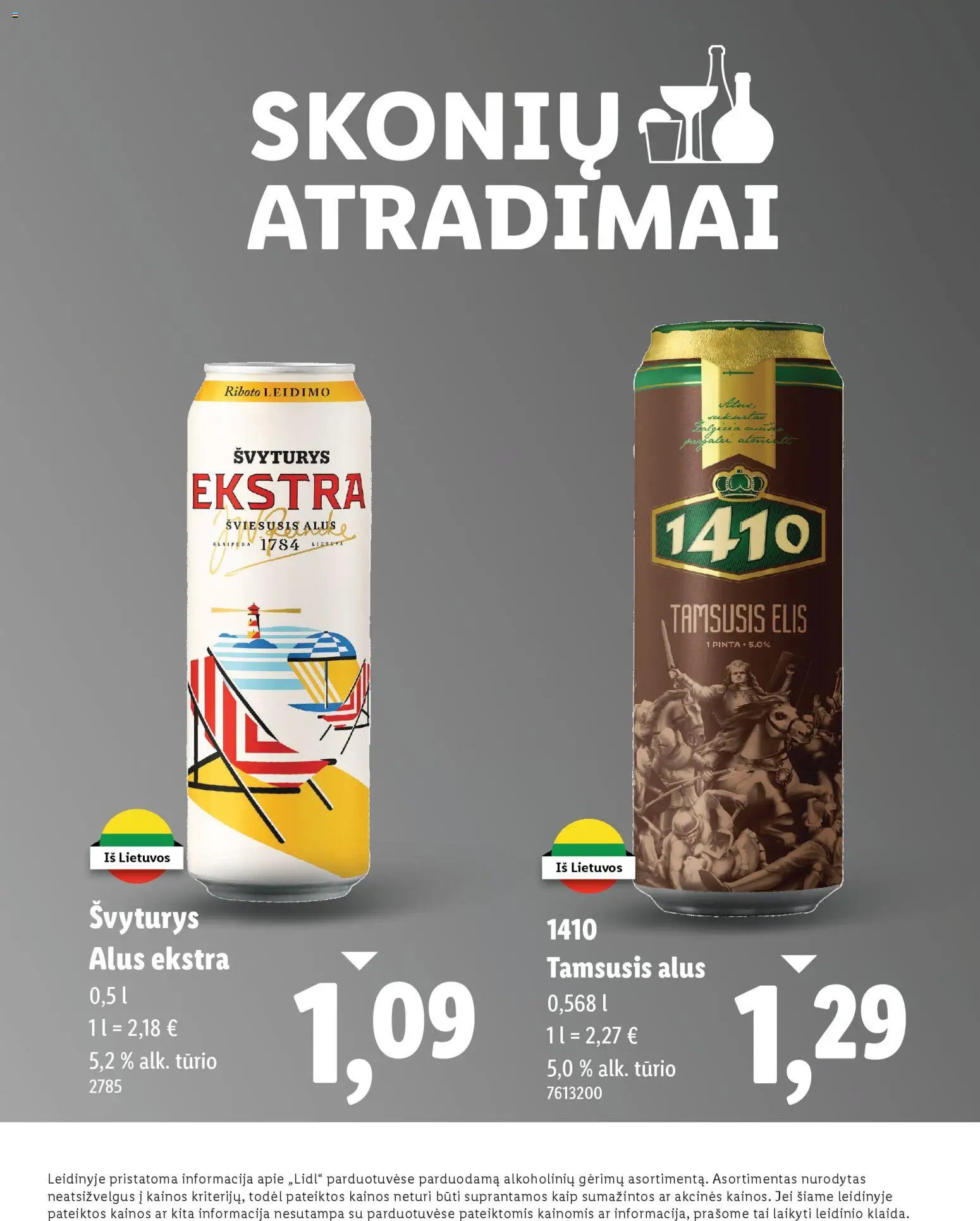 LIDL akcijos nuo 24.03.2026 | Puslapis: 20 | Prekių: Alus