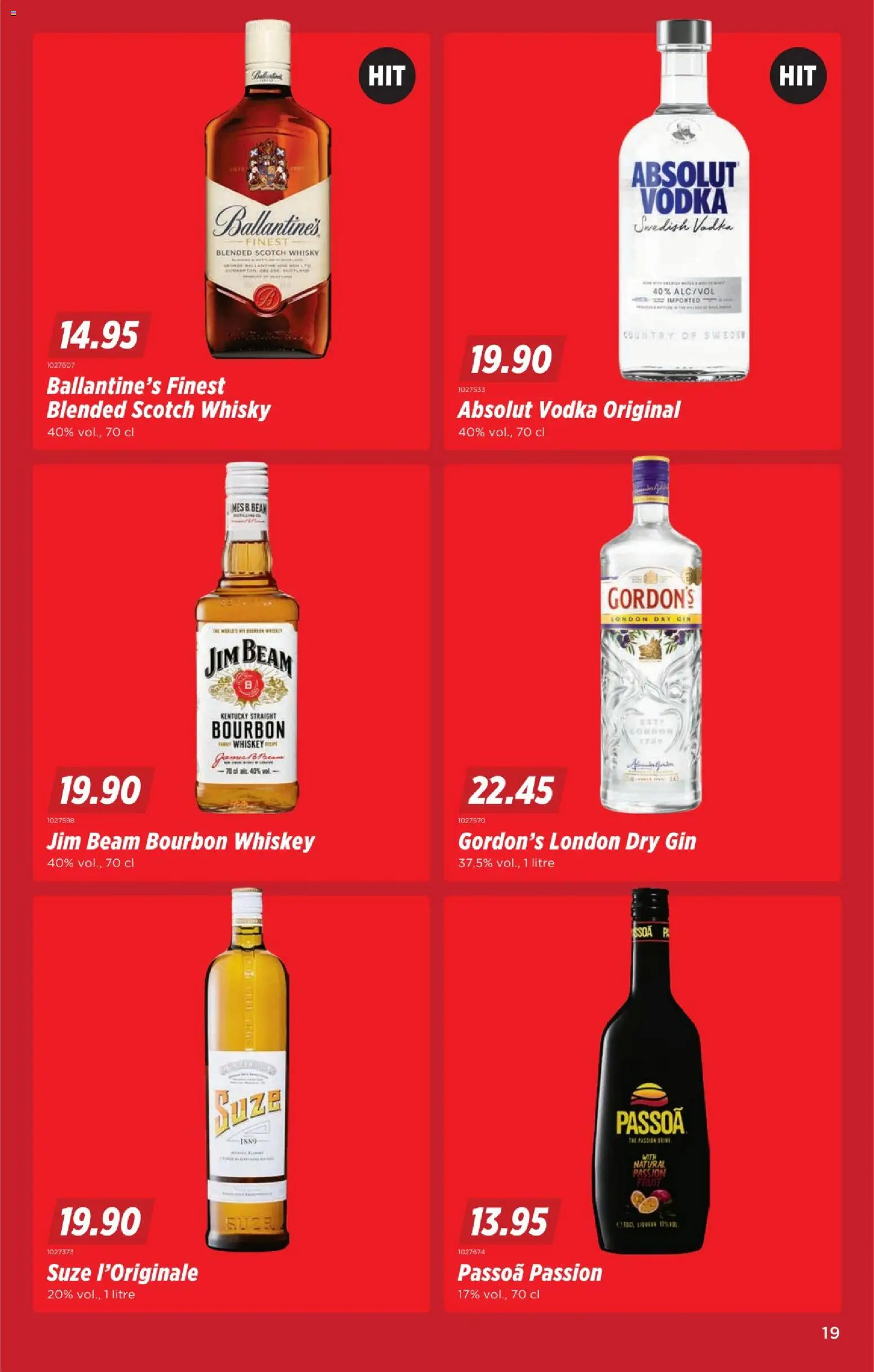 Denner Aktionen FR – gültig ab 30.12.2025 | Seite: 19 | Produkte: Bourbon, Gin, Whiskey