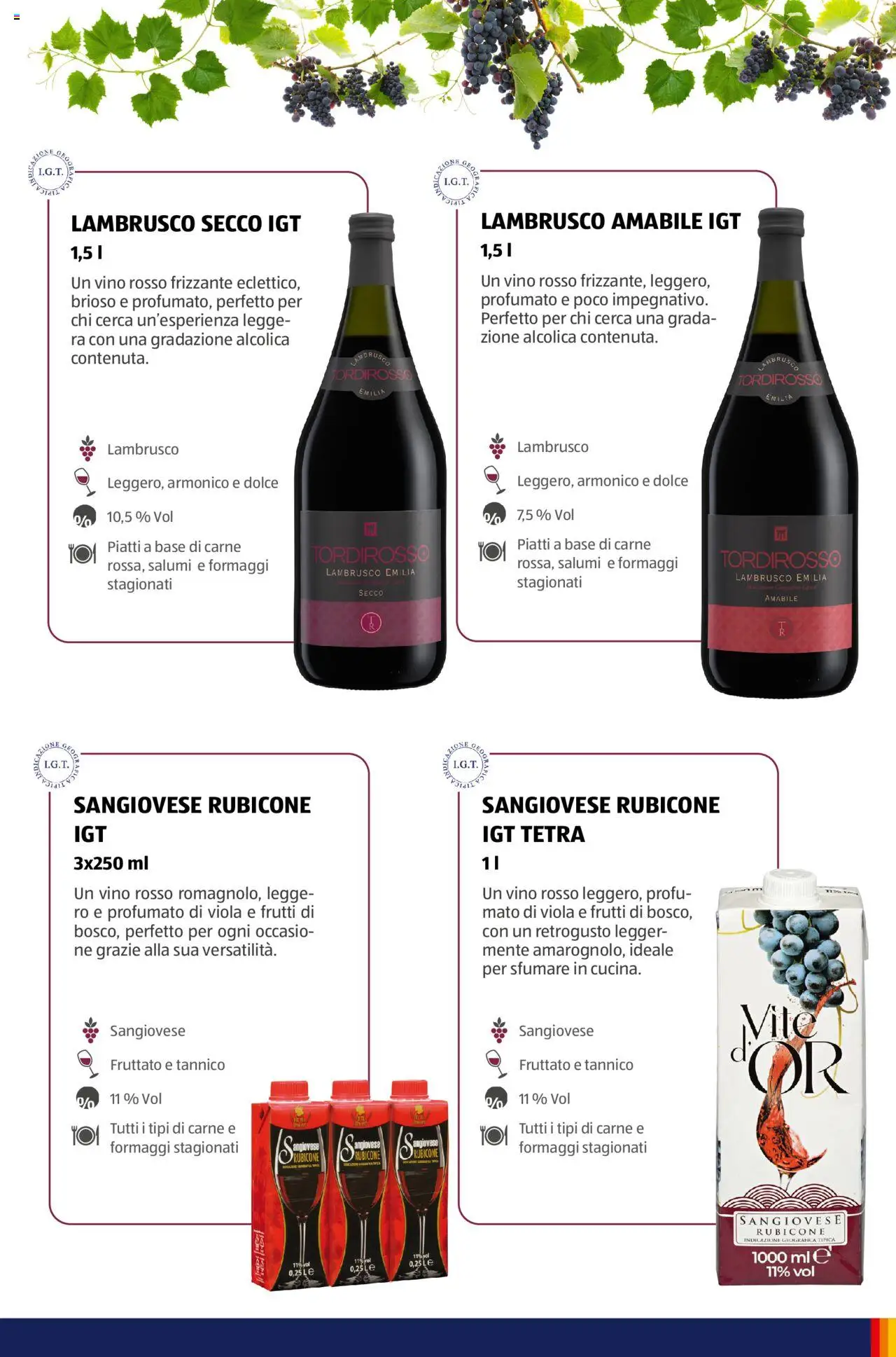 Volantino Aldi del 05.11.2024 | Pagina: 21 | Prodotti: Vino, Vino rosso