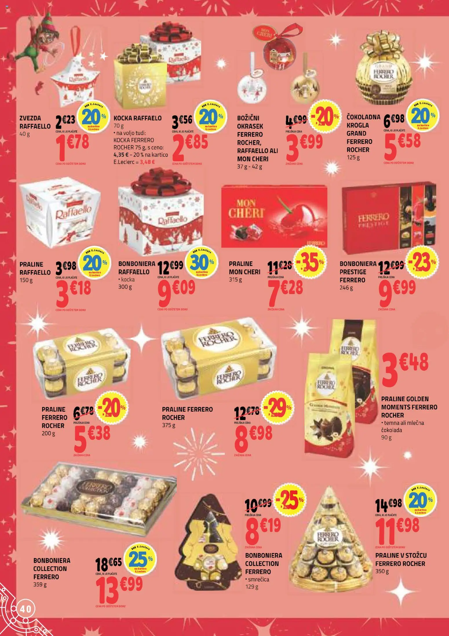 Novi E.leclerc katalog ponudbe – veljaven od 04.11.2025 | Stran: 2 | Izdelki: Bonboniera, Cokolada