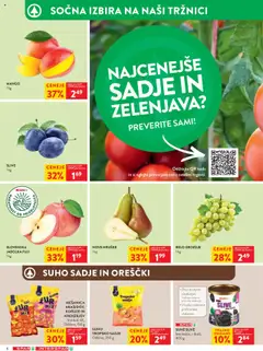 Spar katalog 32/25 │ velja od 06.08.2025 | Stran: 8 | Izdelki: Grozdje, Jabolka, Orescki, Mango