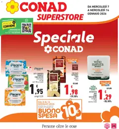 Anteprima del volantino Conad Superstore Piemonte catalogo valido a partire dal 07.01.2026