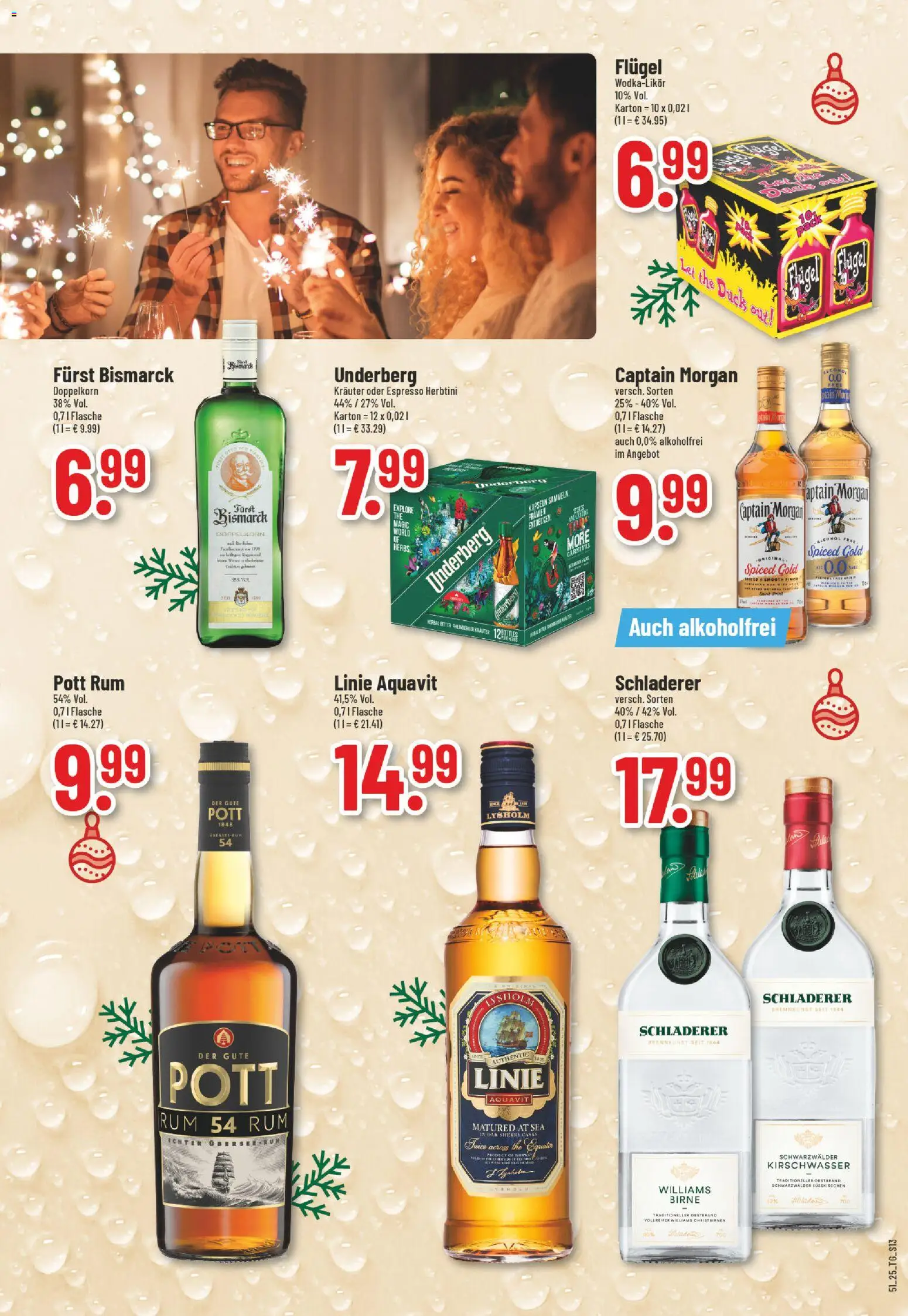 Trinkgut Prospekt – gültig ab 15.12.2025 | Seite: 15 | Produkte: Finish, Birne, Captain morgan, Underberg