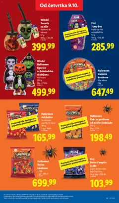 Halloween Mlečni jogurtni desert, Sa čokoladnim, sa šumećim ili sa vatrenim kuglicama od žitarica 175 g - pregled Lidl kataloga - važi od 23.10.2025 | Strana: 59