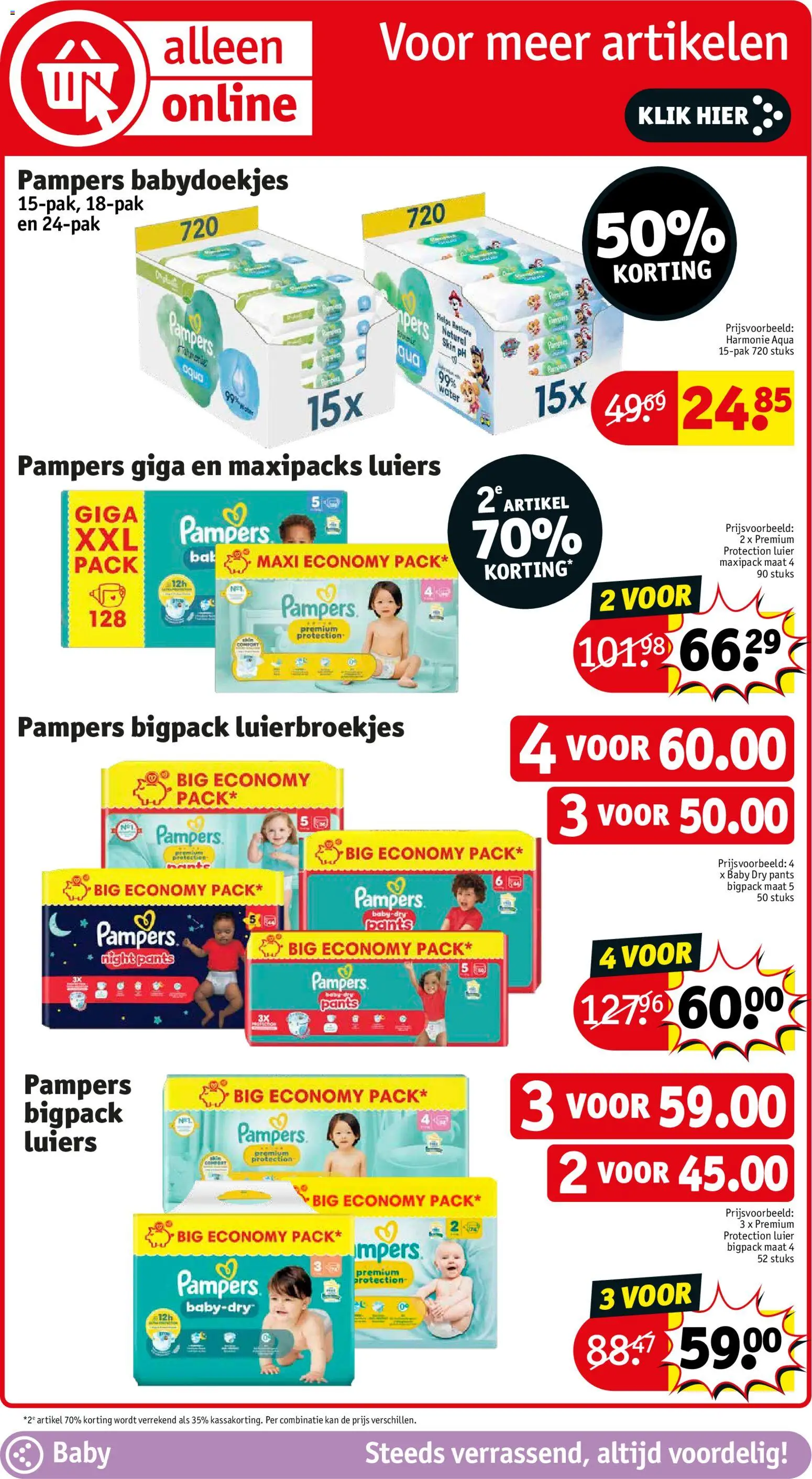 {H1} | Pagina: 55 | Producten: Pampers, Babydoekjes, Kan