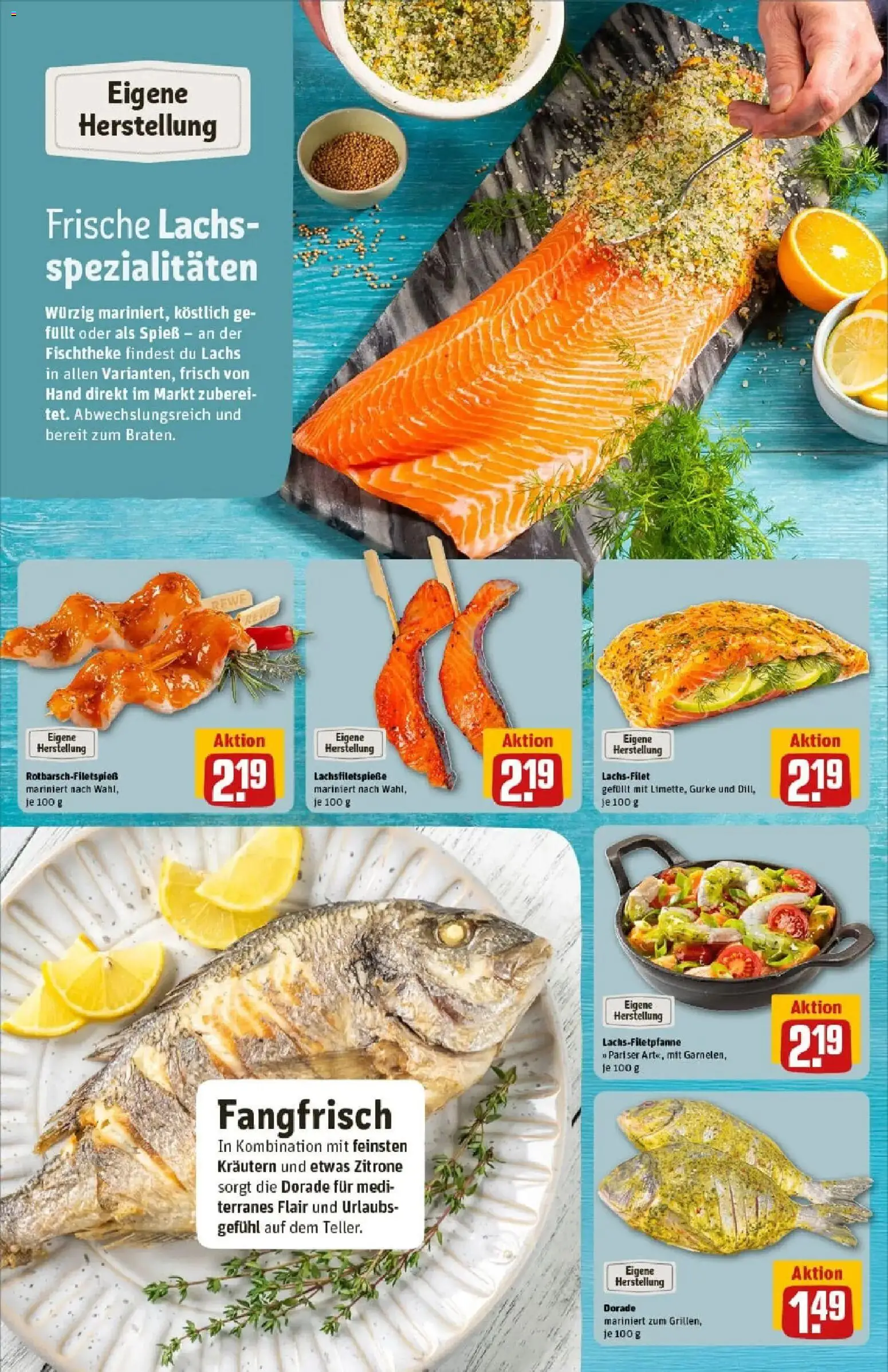 Rewe prospekt Heppenheim	 – gültig ab 26.01.2026 | Seite: 12 | Produkte: Dorade, Lachs, Zitrone