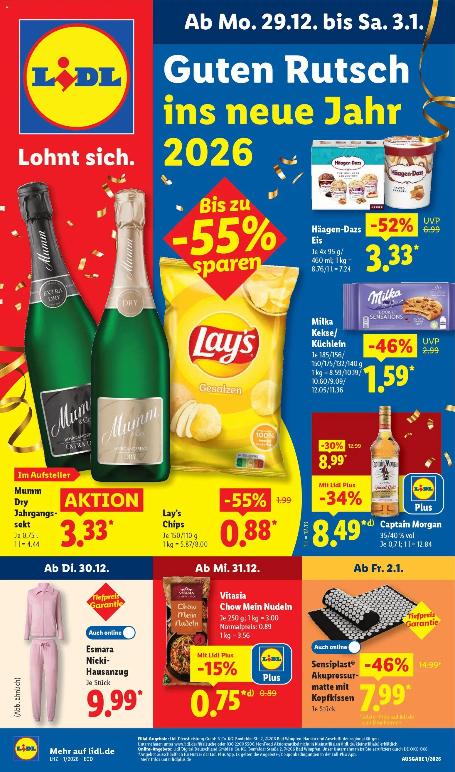 Lidl - Prospekt – gültig ab 29.12.2025 | Seite: 1