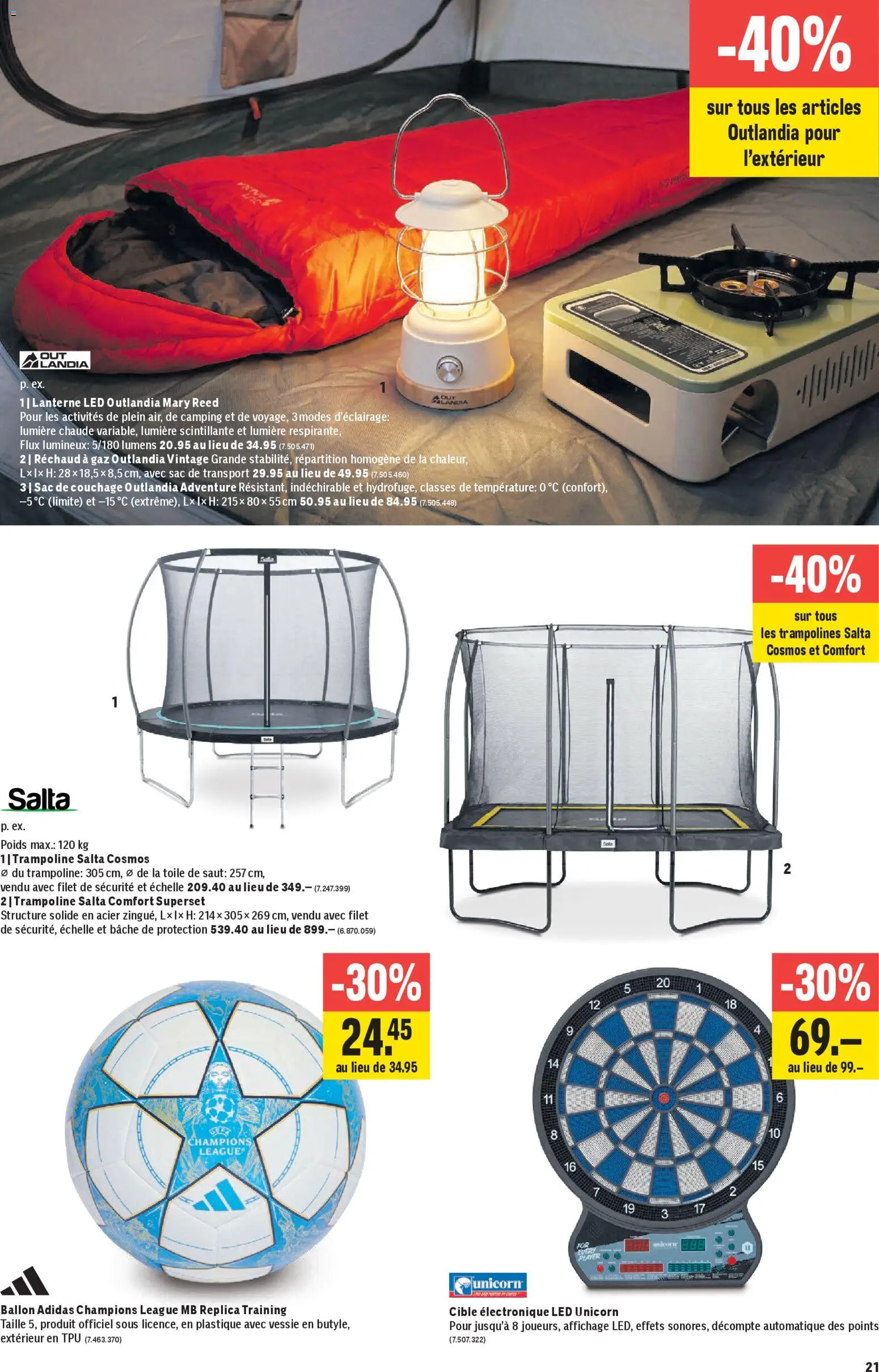 Jumbo aktionen FR – gültig ab 09.04.2026 | Seite: 21 | Produkte: Trampoline