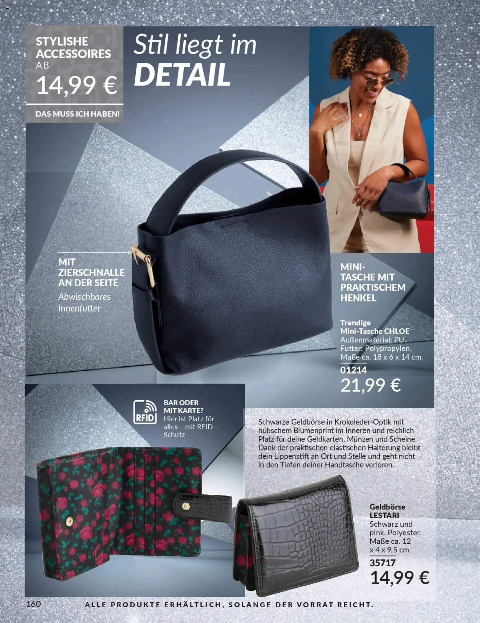 AVON Katalog Dezember 2025 – gültig ab 01.12.2025 | Seite: 162 | Produkte: Tasche, Lippenstift, Handtasche