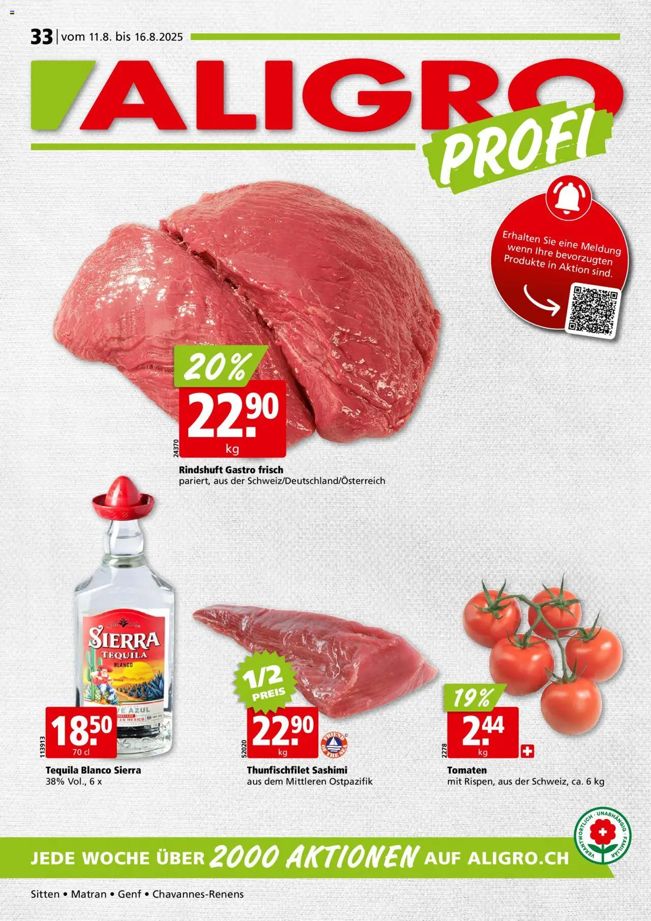 Aligro Aktionen ab 11.08.2025 | Seite: 1 | Produkte: Tomaten