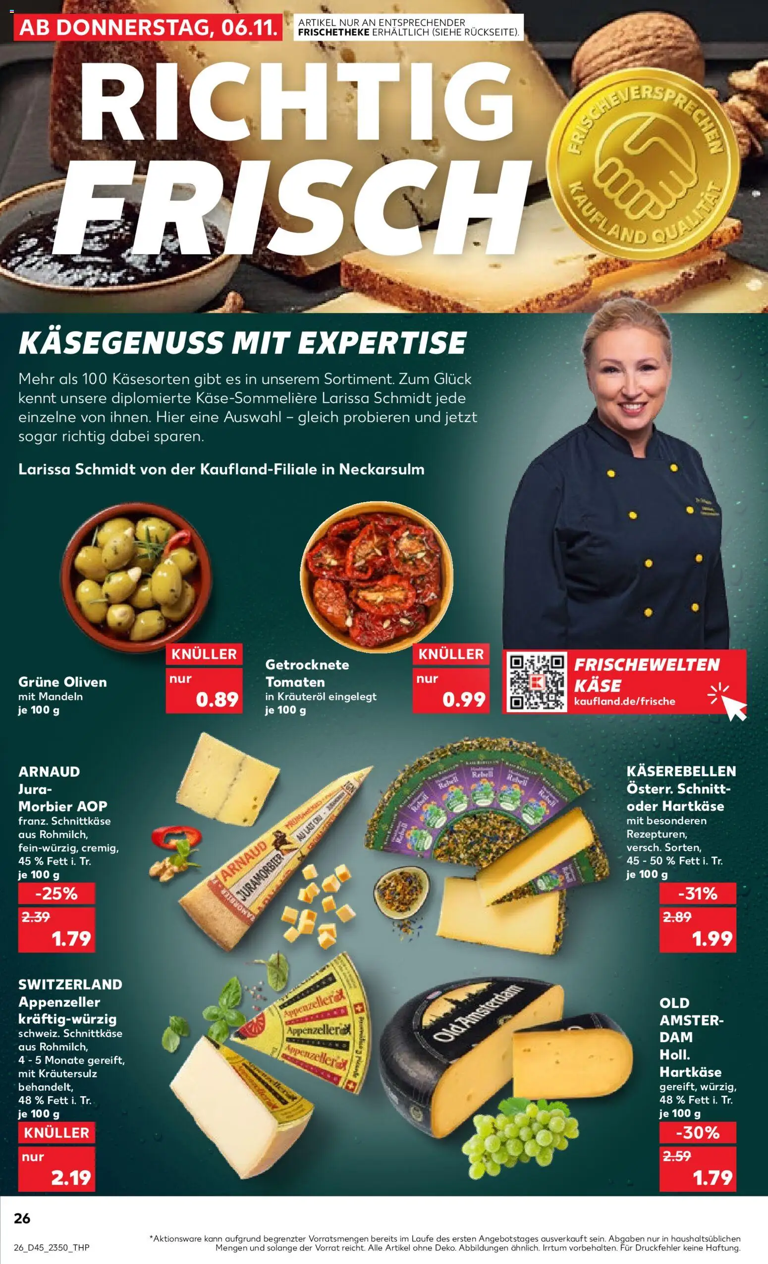 Kaufland prospekt Völklingen	 – gültig ab 09.11.2025 | Seite: 26 | Produkte: Jura, Käse, Tomaten, Mandeln