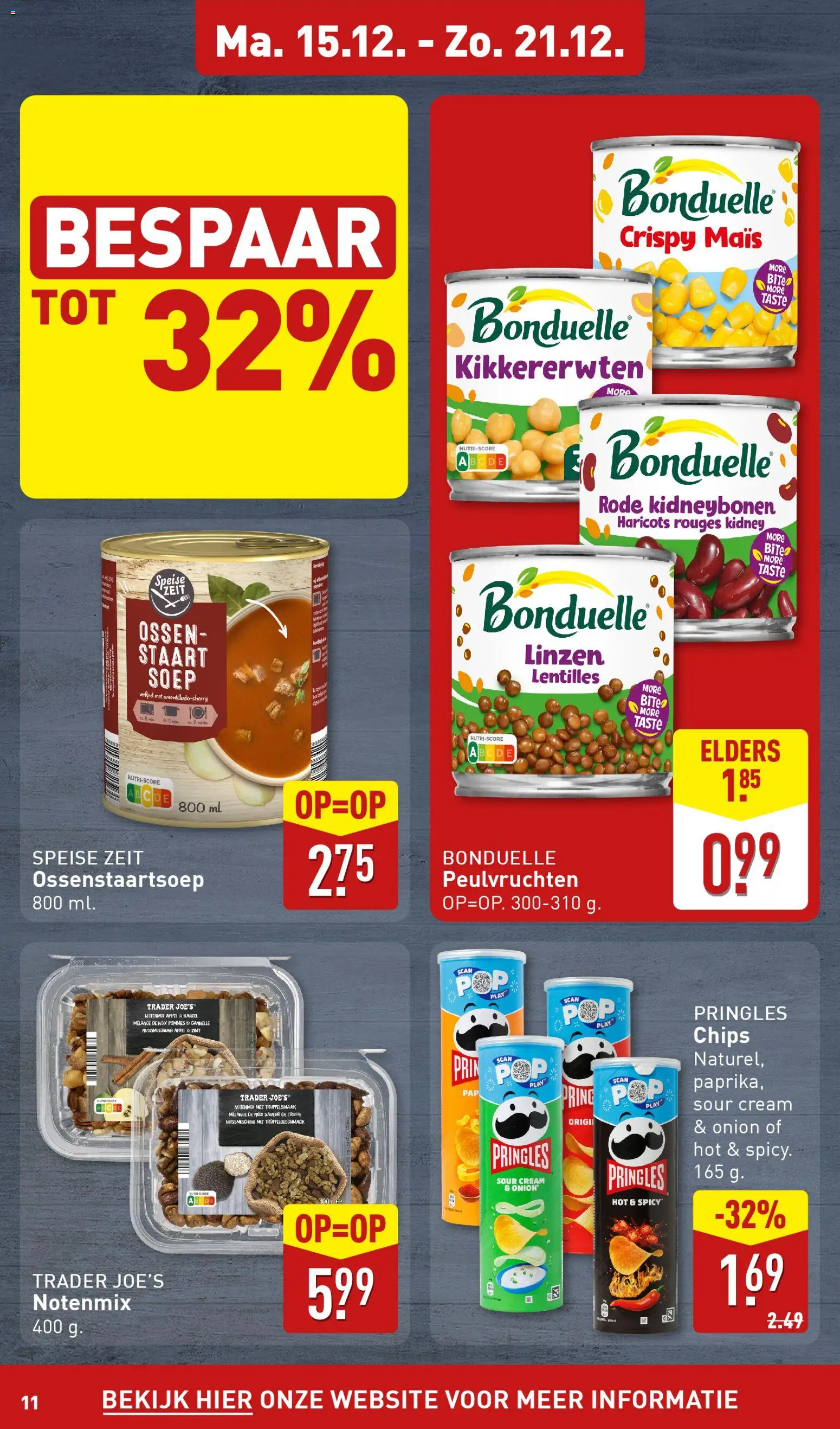 {H1} | Pagina: 11 | Producten: Chips, Kikkererwten, Maïs, Pringles
