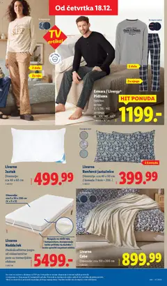 Livarno Jastuk, Dimenzije: cca 40 x 60 cm - pregled Lidl kataloga - važi od 18.12.2025 | Strana: 59