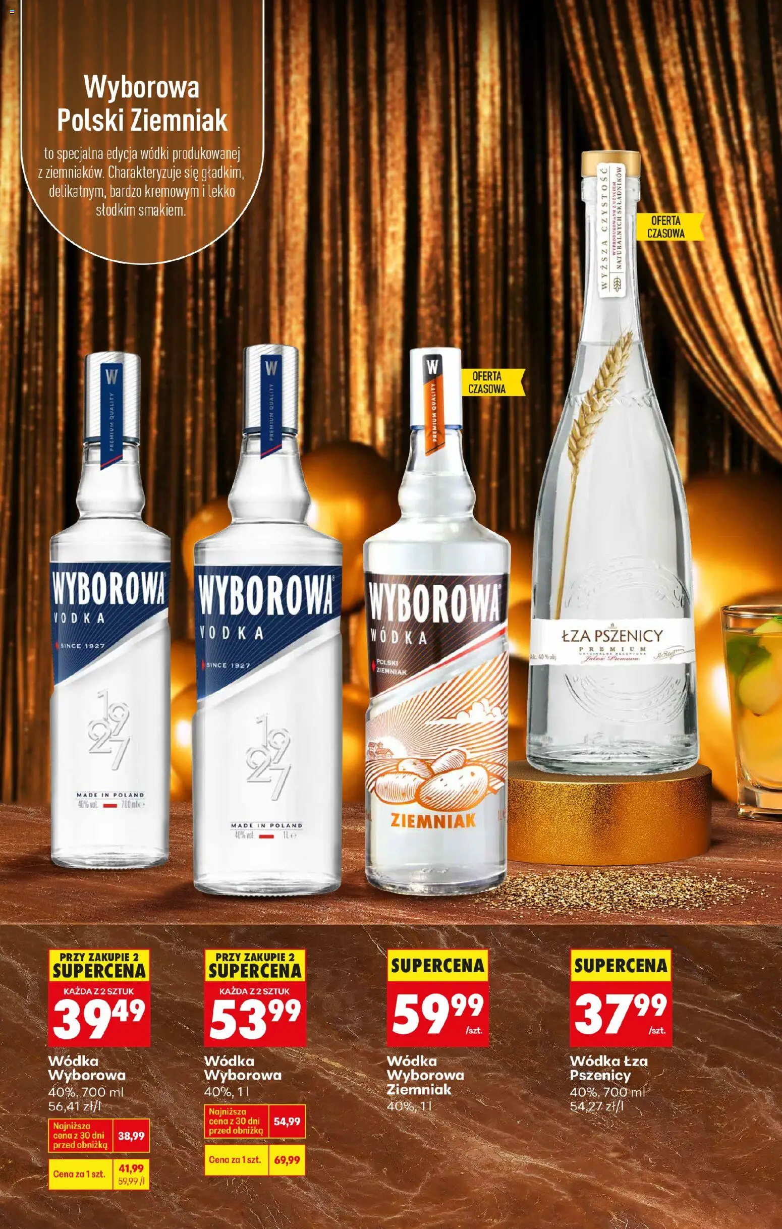 Biedronka gazetka - Czas na toast od 27.12.2025 | Strona: 37 | Produkty: Vodka, Wódka