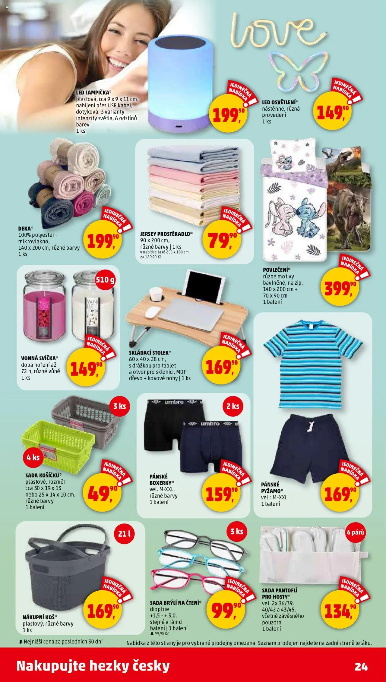 Penny Market leták - Čtvrtečník od 21.08.2025 | Strana: 24 | Produkty: Tablet, Svíčka, Stolek, Barvy