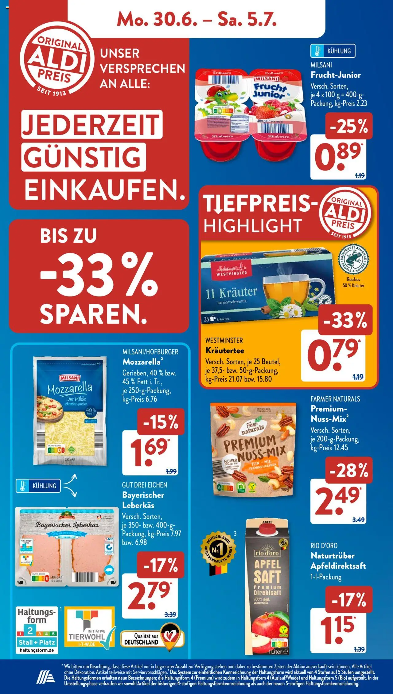 Aldi Süd Prospekt 	 - gültig ab dem 30.06.2025 | Seite: 6 | Produkte: Sandalen