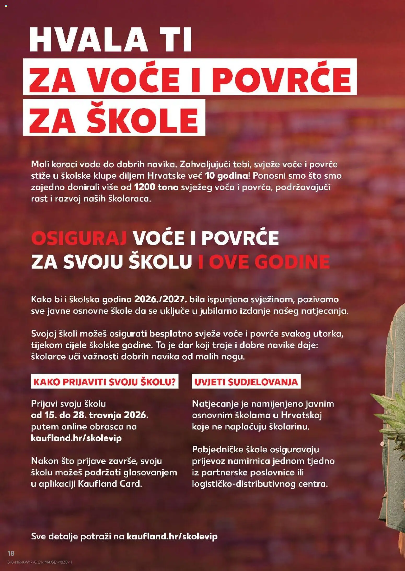 Kaufland katalog | vrijedi od 22.04.2026 | Stranica: 18 | Proizvodi: Povrće, Voće