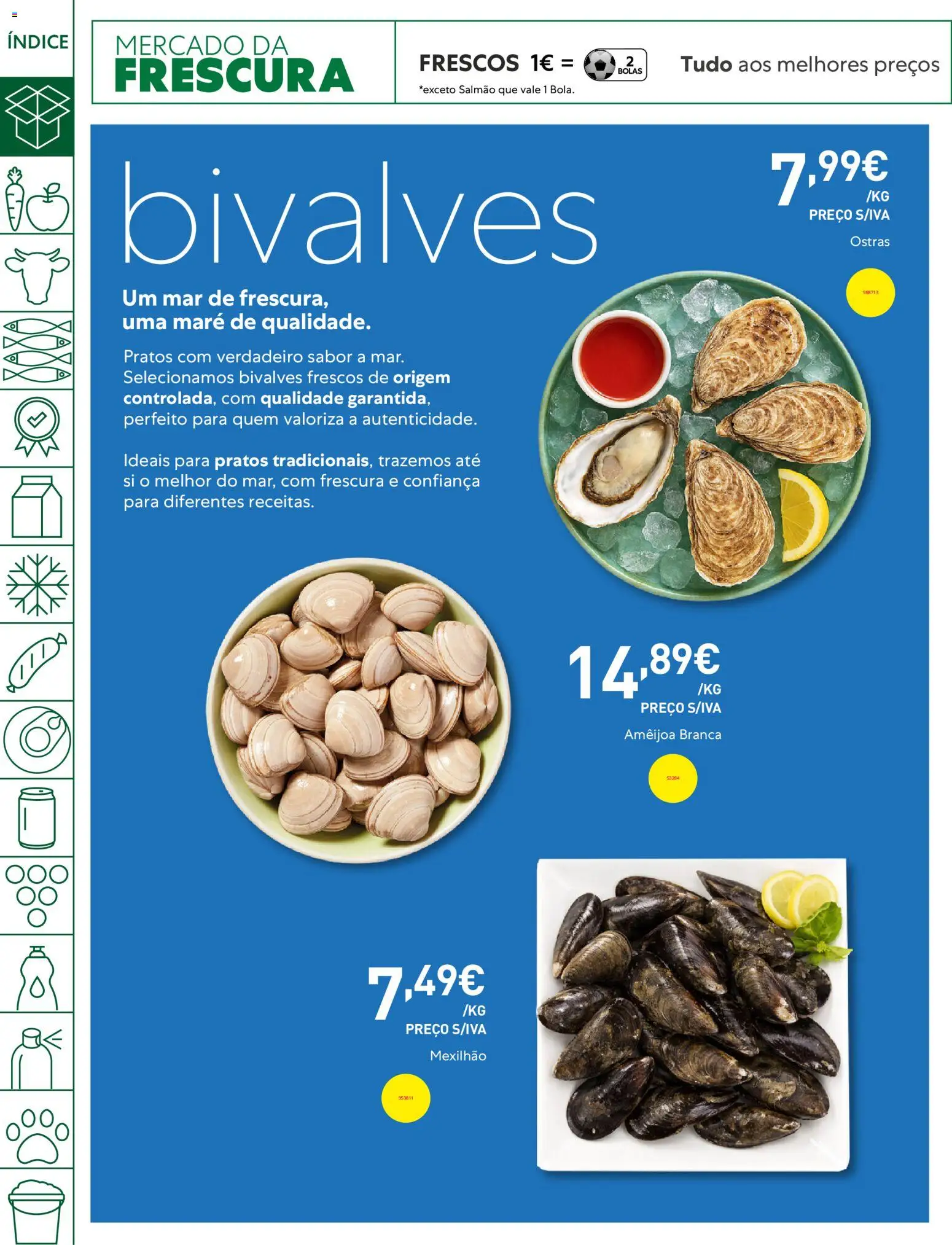 Recheio - Bons Negócios Madeira │ válido de 07.04.2026 | Página: 6 | Produtos: Ostras, Pratos, Salmão