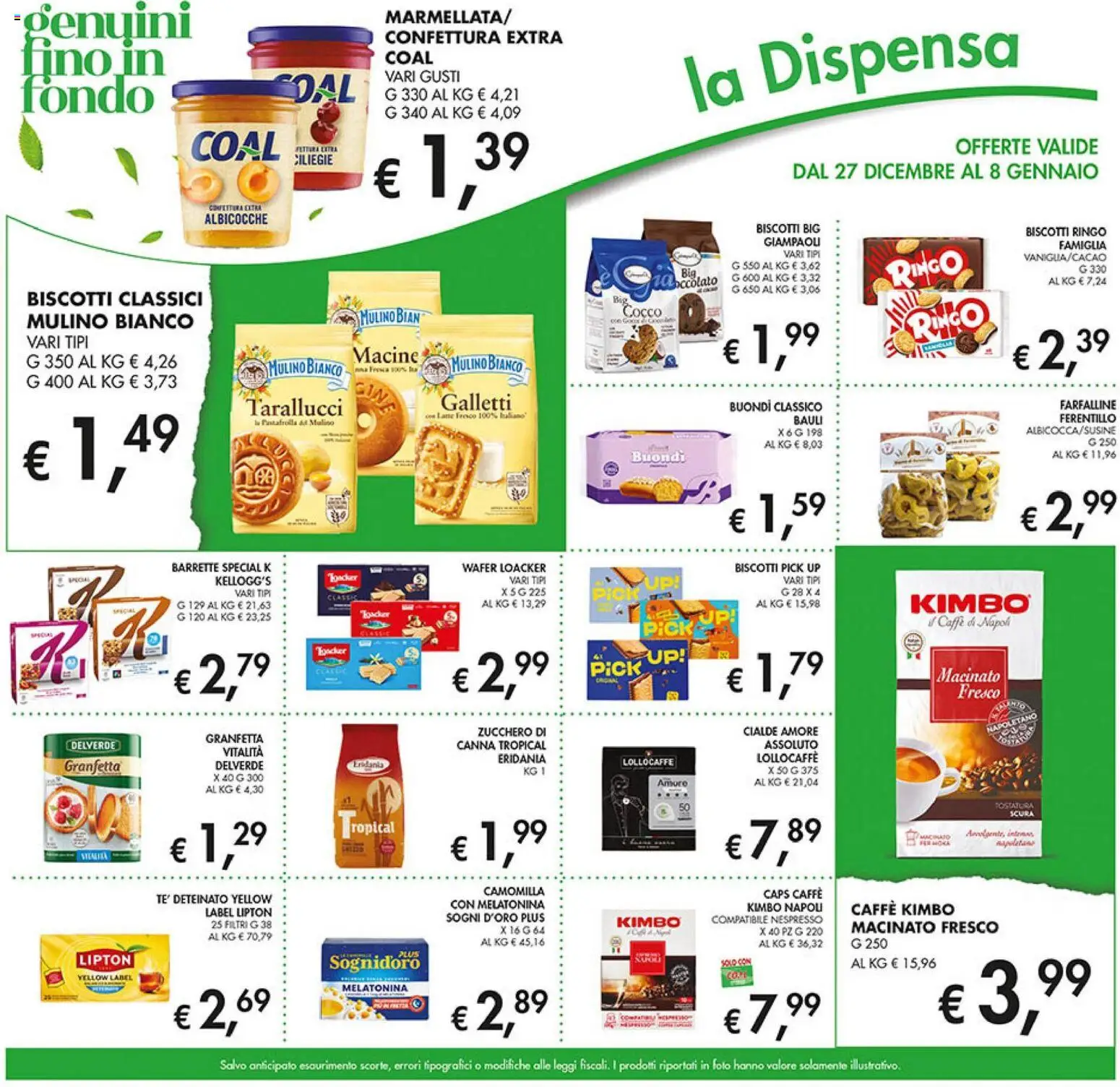 Volantino Coal del 27.12.2025 | Pagina: 17 | Prodotti: Caffè, Zucchero, Cocco, Macinato