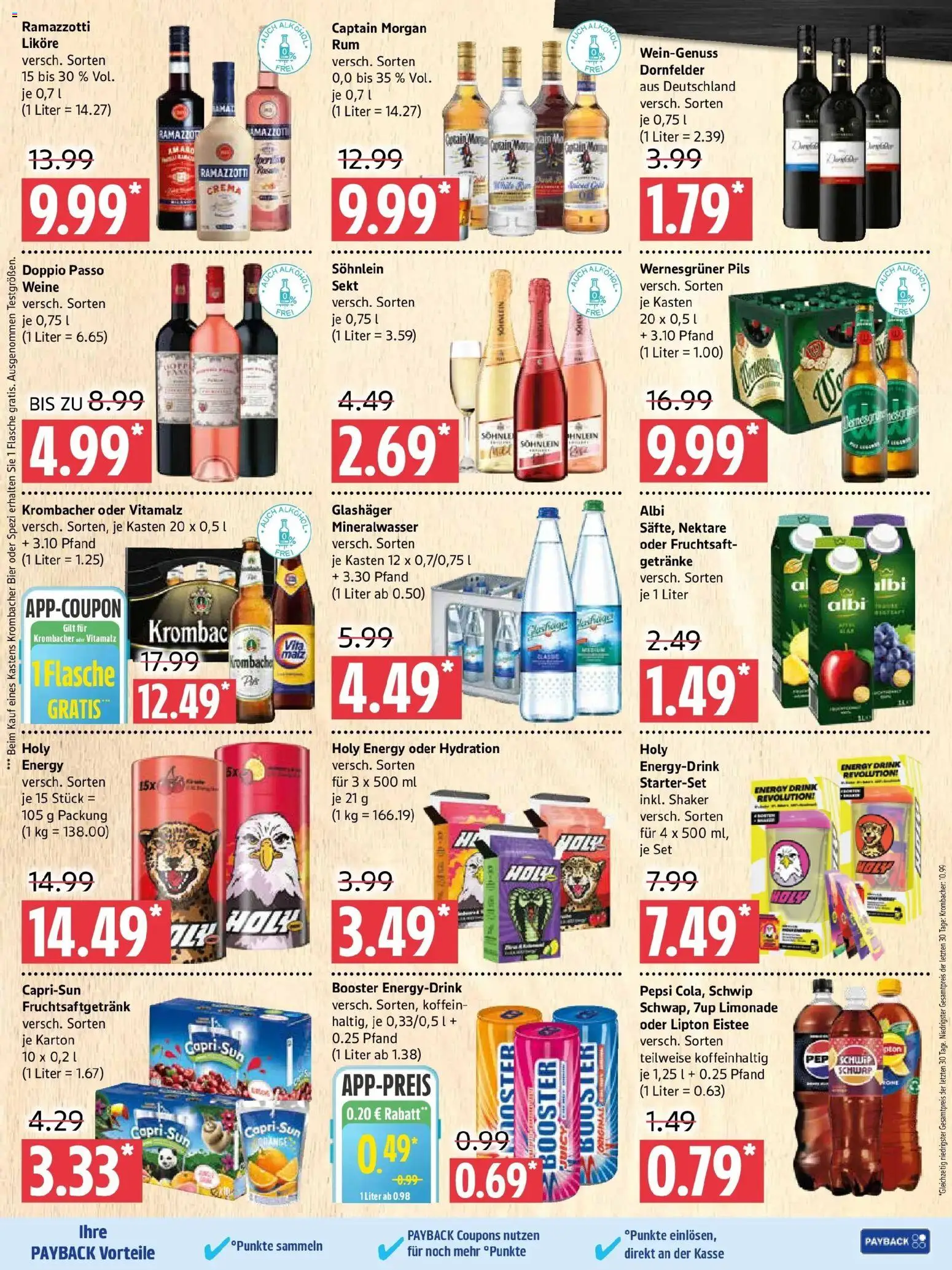 Edeka prospekt Prenzlau	 – gültig ab 11.01.2026 | Seite: 7 | Produkte: Capri sun, Mineralwasser, Captain morgan, Ramazzotti