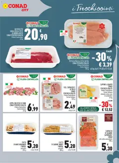 Anteprima del volantino FILETTI DI SARDINE PANATE FIORITAL, Filetti di sardine panate Fiorital precotti 200 g valido a partire dal 04.12.2025 | Pagina: 3 | Prodotti: Bovino, Petto di Pollo, Pollo, Suino