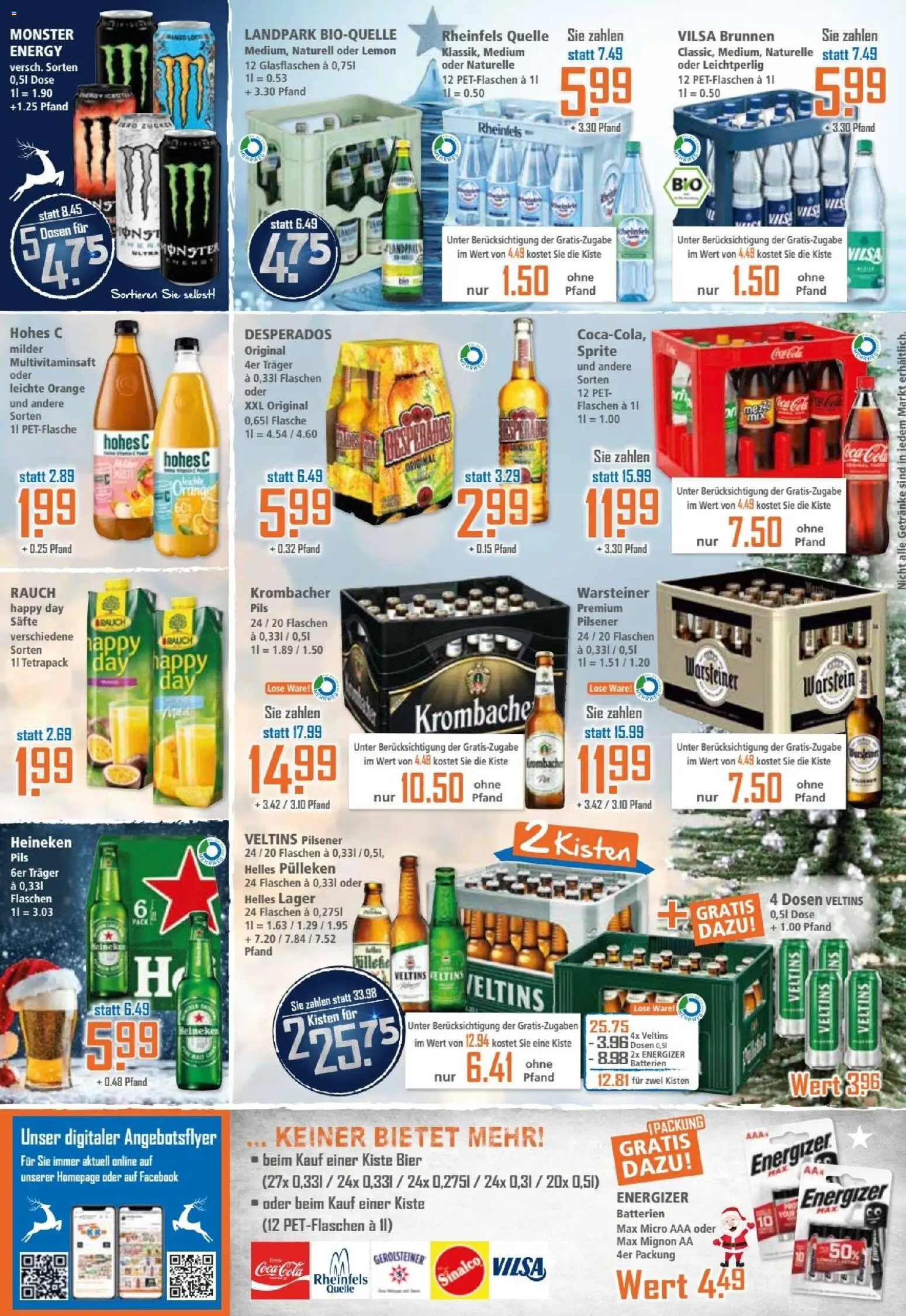 Klaas & Kock Prospekt – gültig ab 22.12.2025 | Seite: 12 | Produkte: Helles pulleken, Desperados, Hohes c, Gerolsteiner