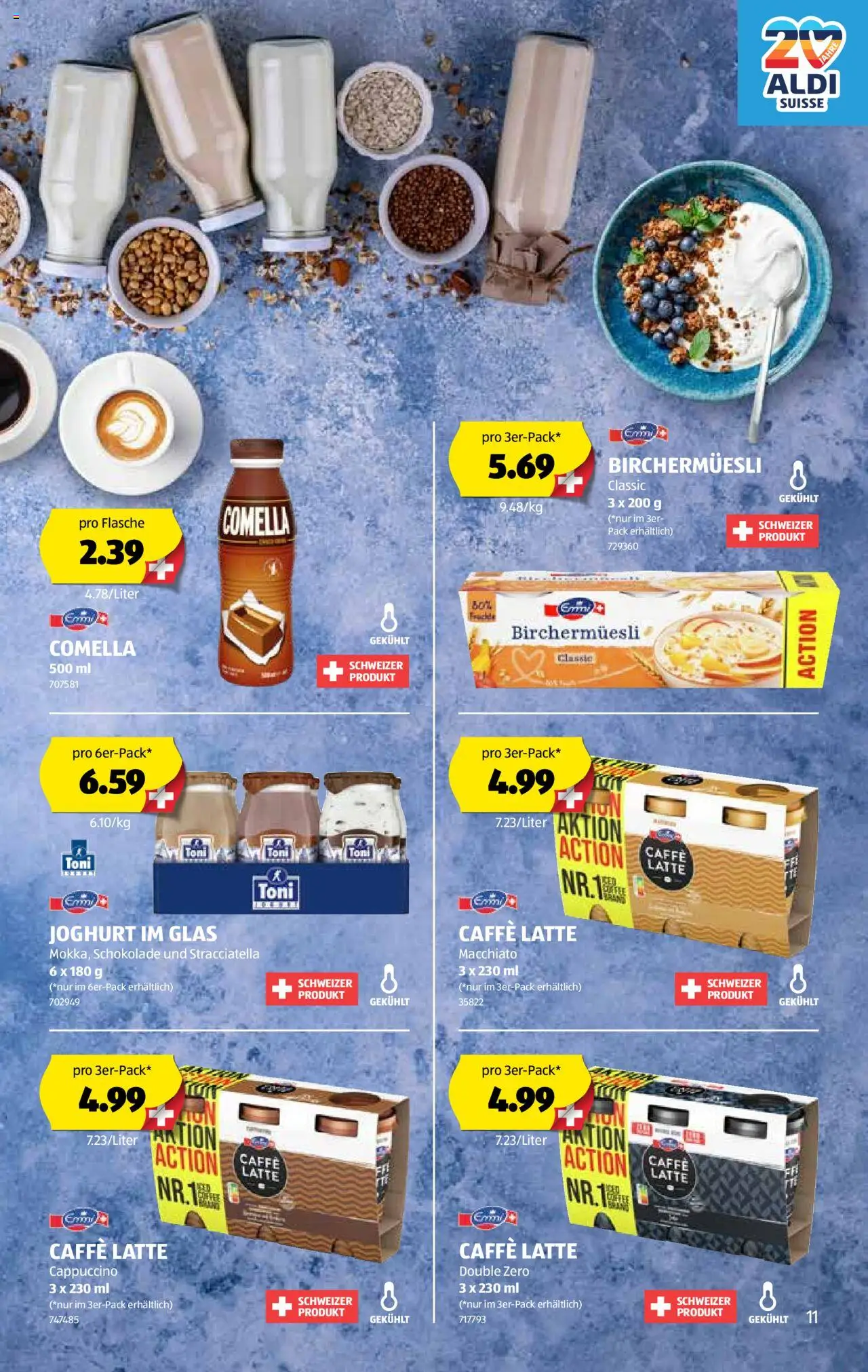Aldi Aktionen – gültig ab 09.10.2025 | Seite: 12 | Produkte: Joghurt, Schokolade