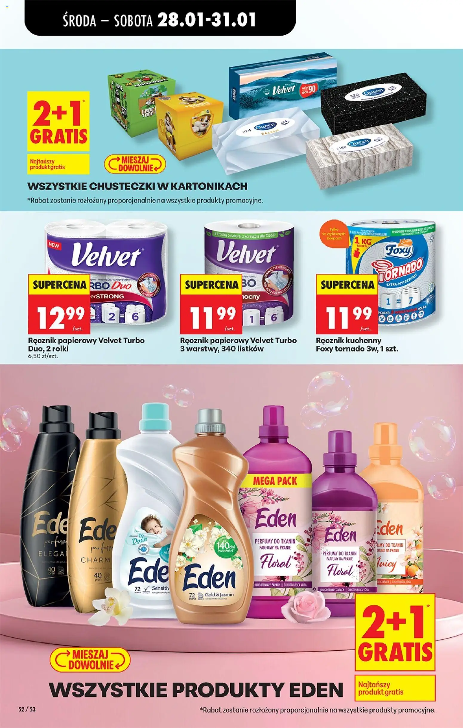 Biedronka gazetka - Oferta w tym tygodniu od 28.01.2026 | Strona: 58 | Produkty: Rolki, Perfumy, Zapach, Ręcznik papierowy