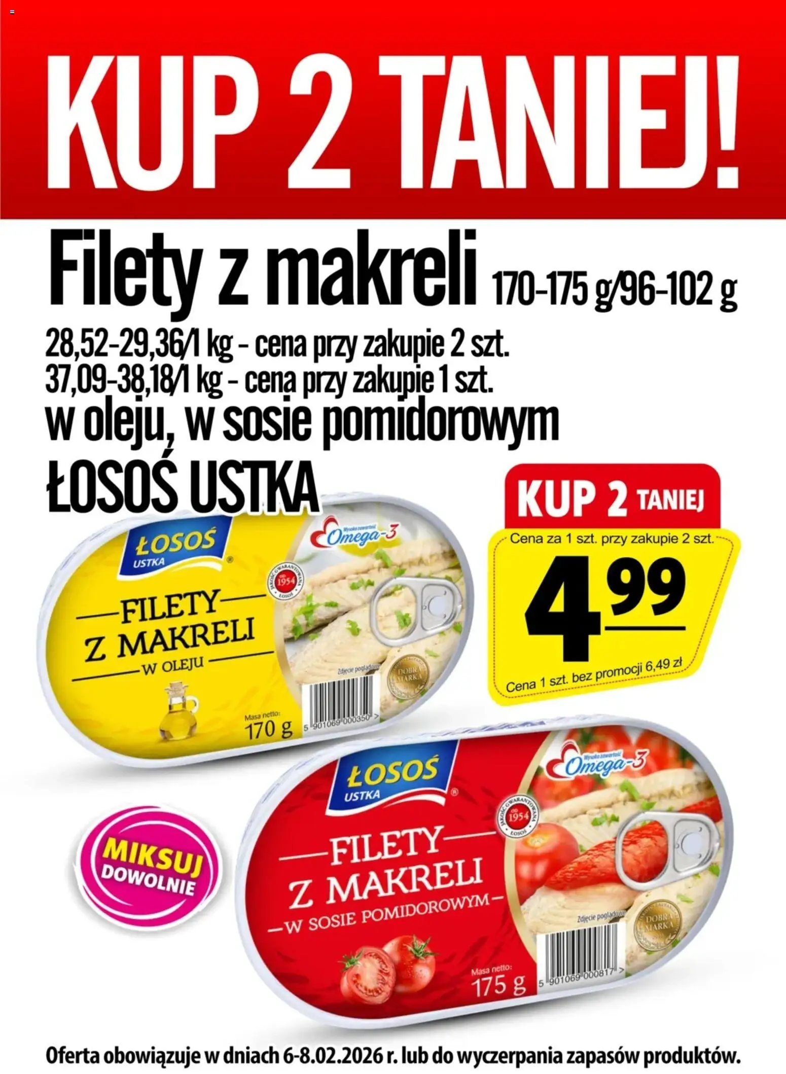 Prim Market Promocja - Filety z makreli od 06.02.2026 | Strona: 1