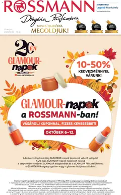 Rossmann Akciós újság - amely érvényes a következő dátumtól: 06.10.2025