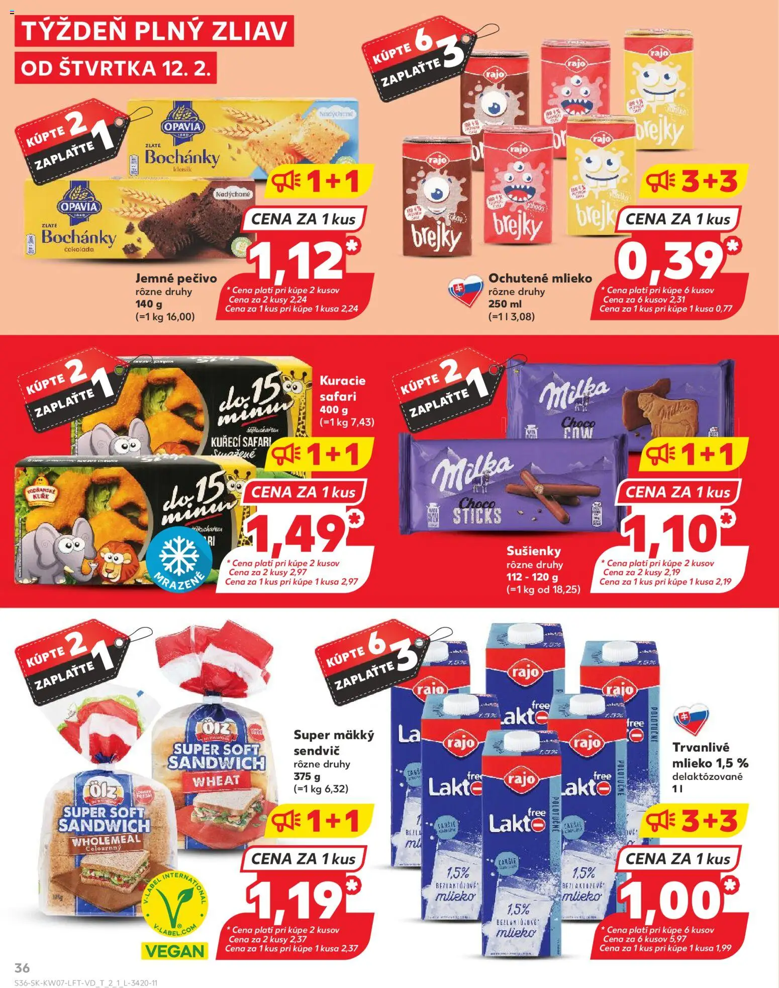 Kaufland SK akciós ujság - amely érvényes a következő dátumtól: 12.02.2026 | Oldal: 36