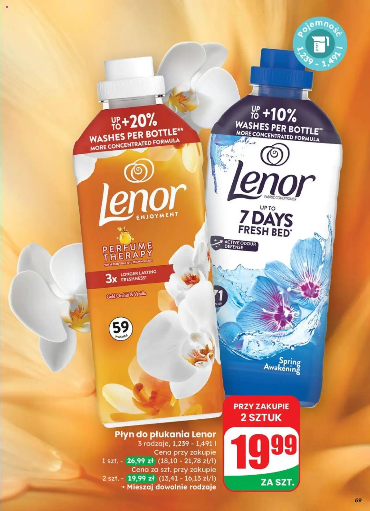 Dino Gazetka od 17.09.2025 | Strona: 69 | Produkty: Płyn do płukania Lenor