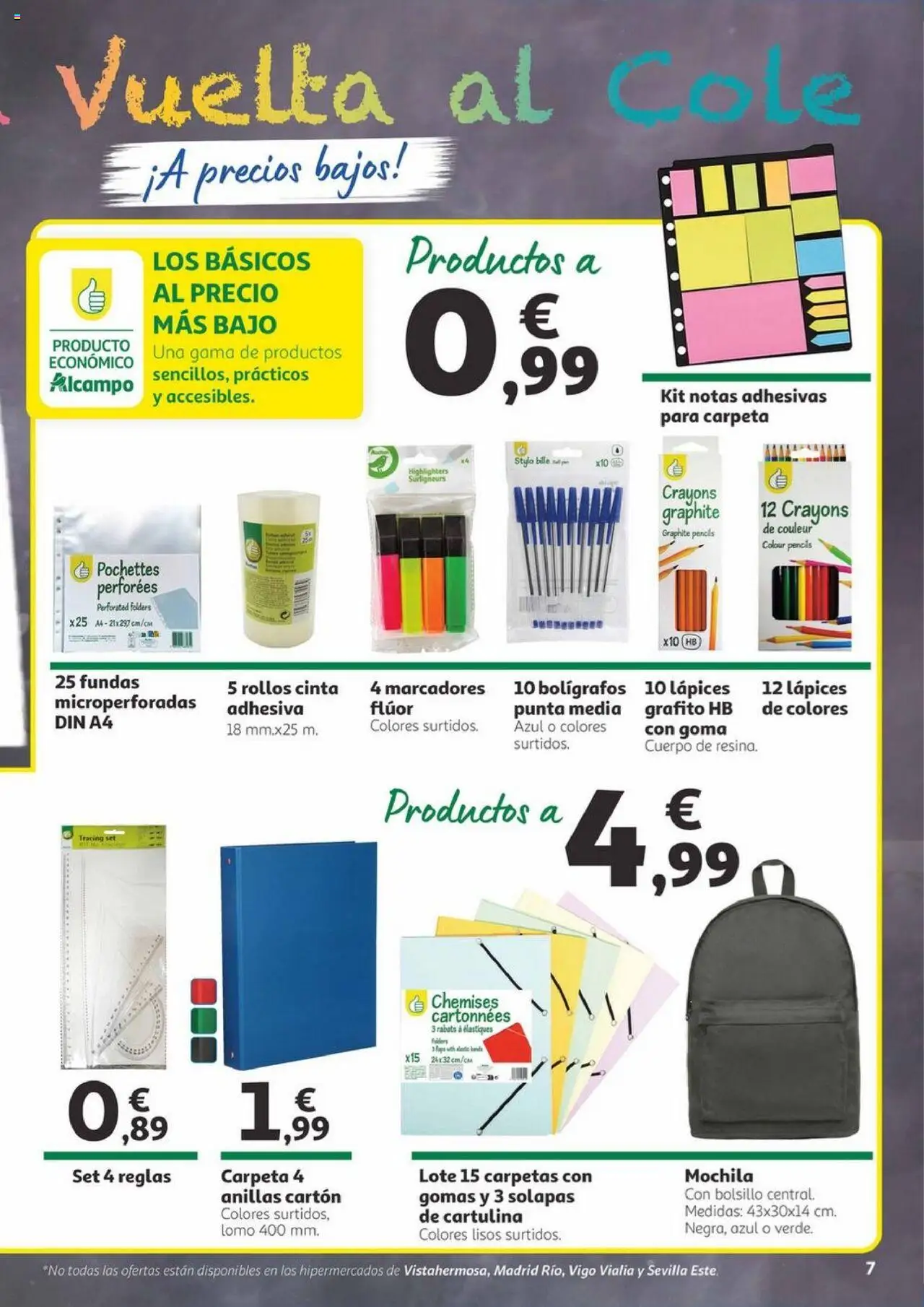 Alcampo - Canarias │ válido desde el 14.08.2025 | Página: 7 | Productos: Mochila