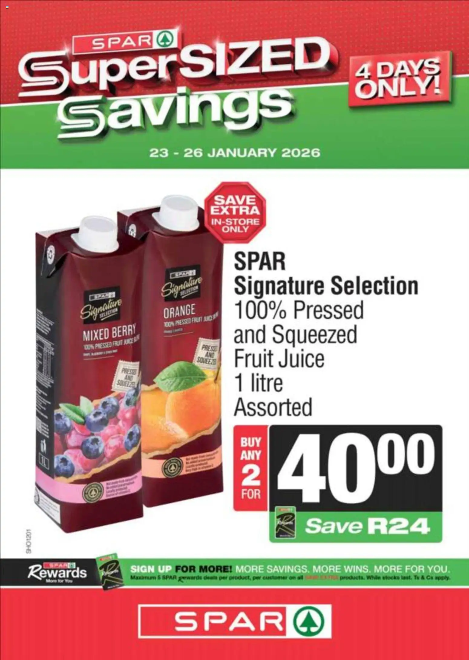 New Spar catalogue – valid from 23.01.2026 | Page: 8 | Products: Juice, Fruit