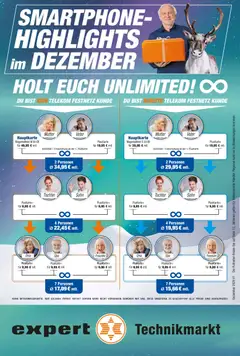 Expert Smarthphone Highlights im Dezember ab 01.12.2025 gültig
